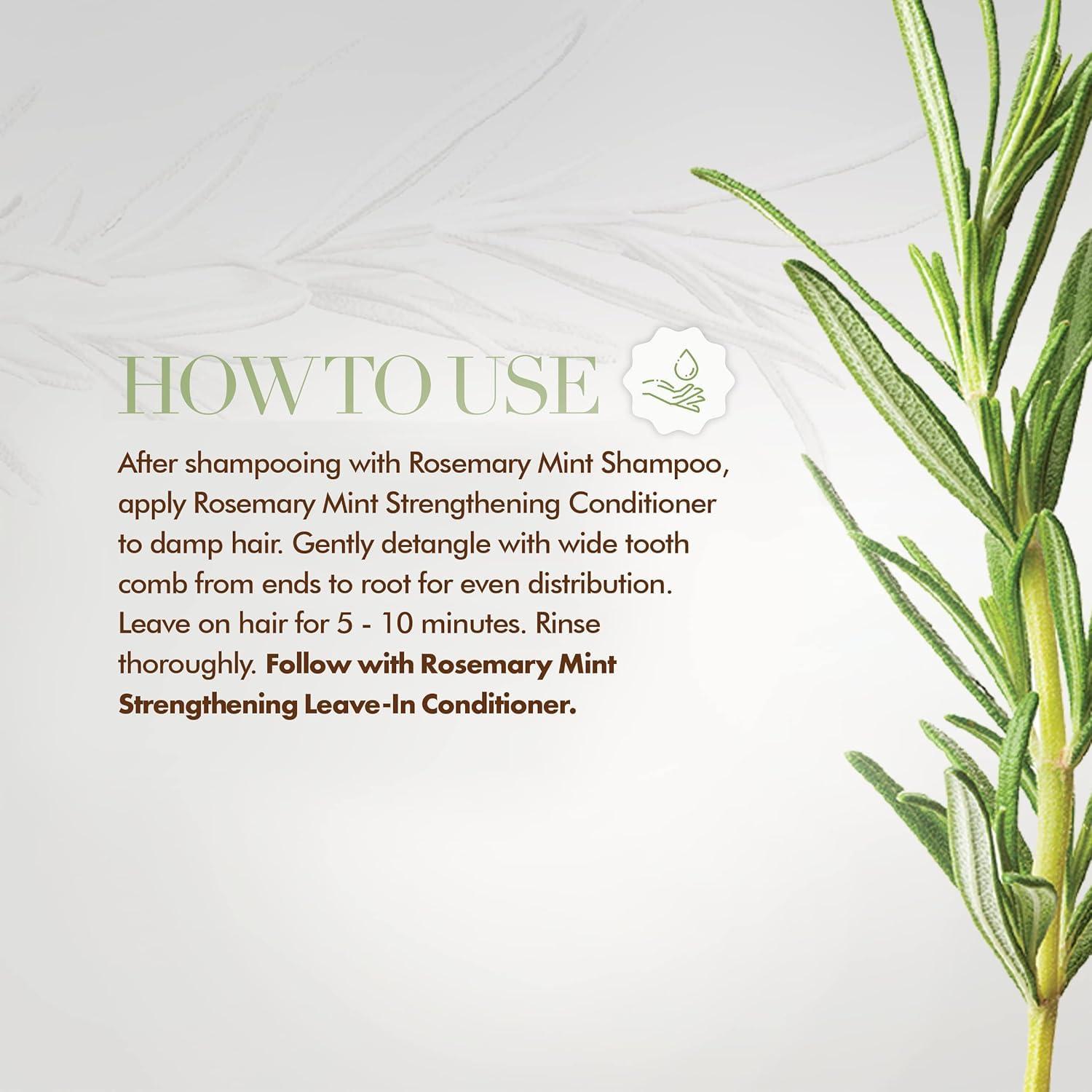 Mielle Organics Rosemary Mint Strengthening Conditioner with Biotin (12 Oz) - Image 7
