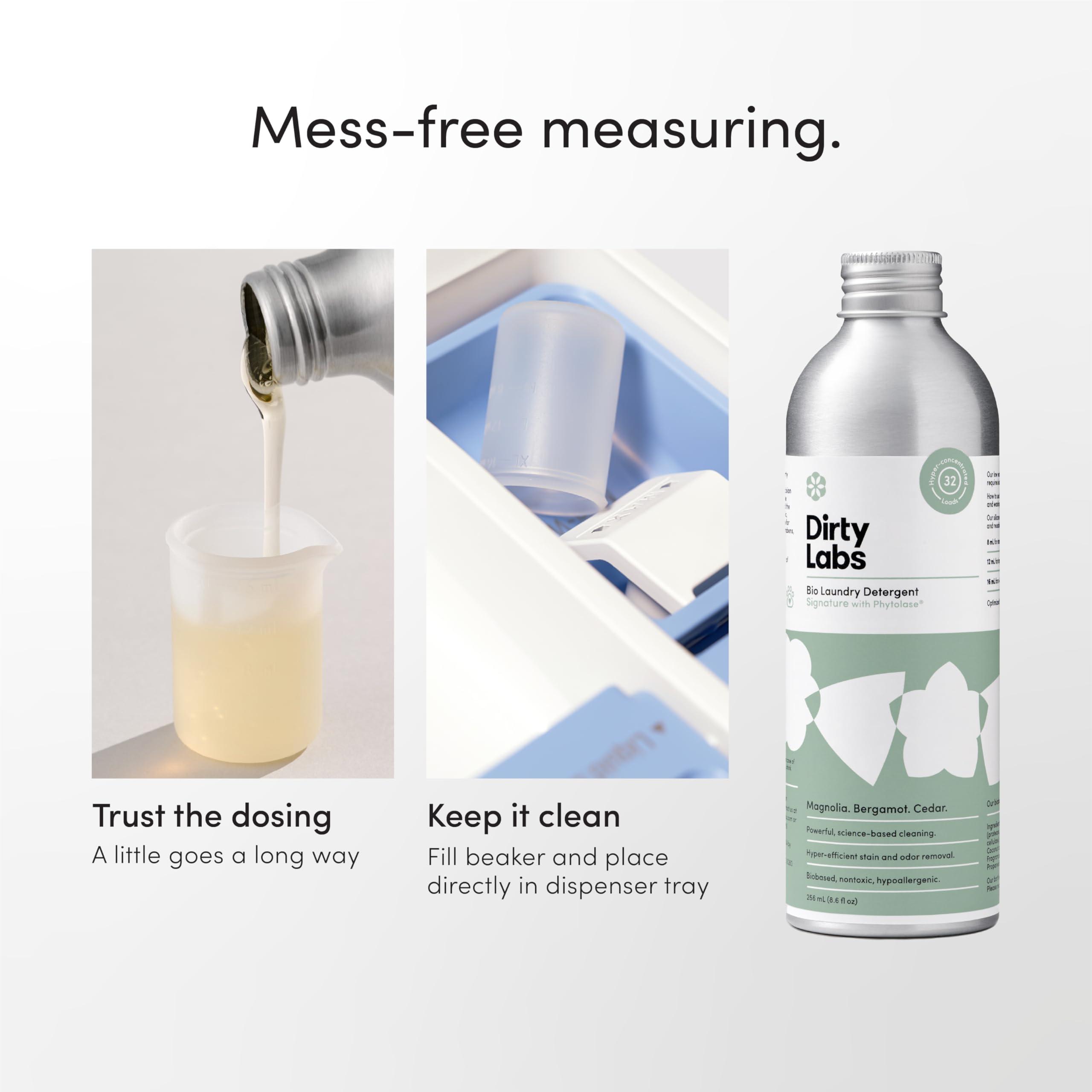 Dirty Labs | Signature Scent | Bio-Liquid Laundry Detergent | 32 Loads (8.6 fl oz) | Hyper-Concentrated | High Efficiency & Standard Machine Washing | Nontoxic, Biodegradable | Stain & Odor Removal - Image 7