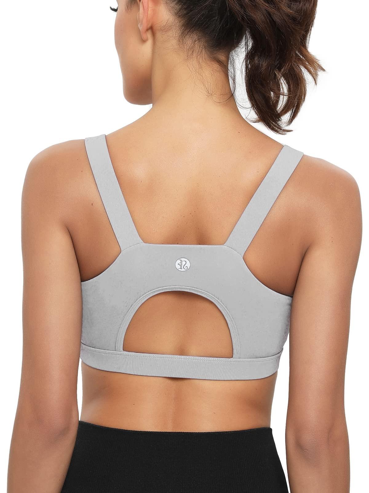RUNNING GIRL High Impact Sports Bras for Women,Racerback Running Bra Workout Crop Tank Tops Longline Sports Bra Push up - Image 4