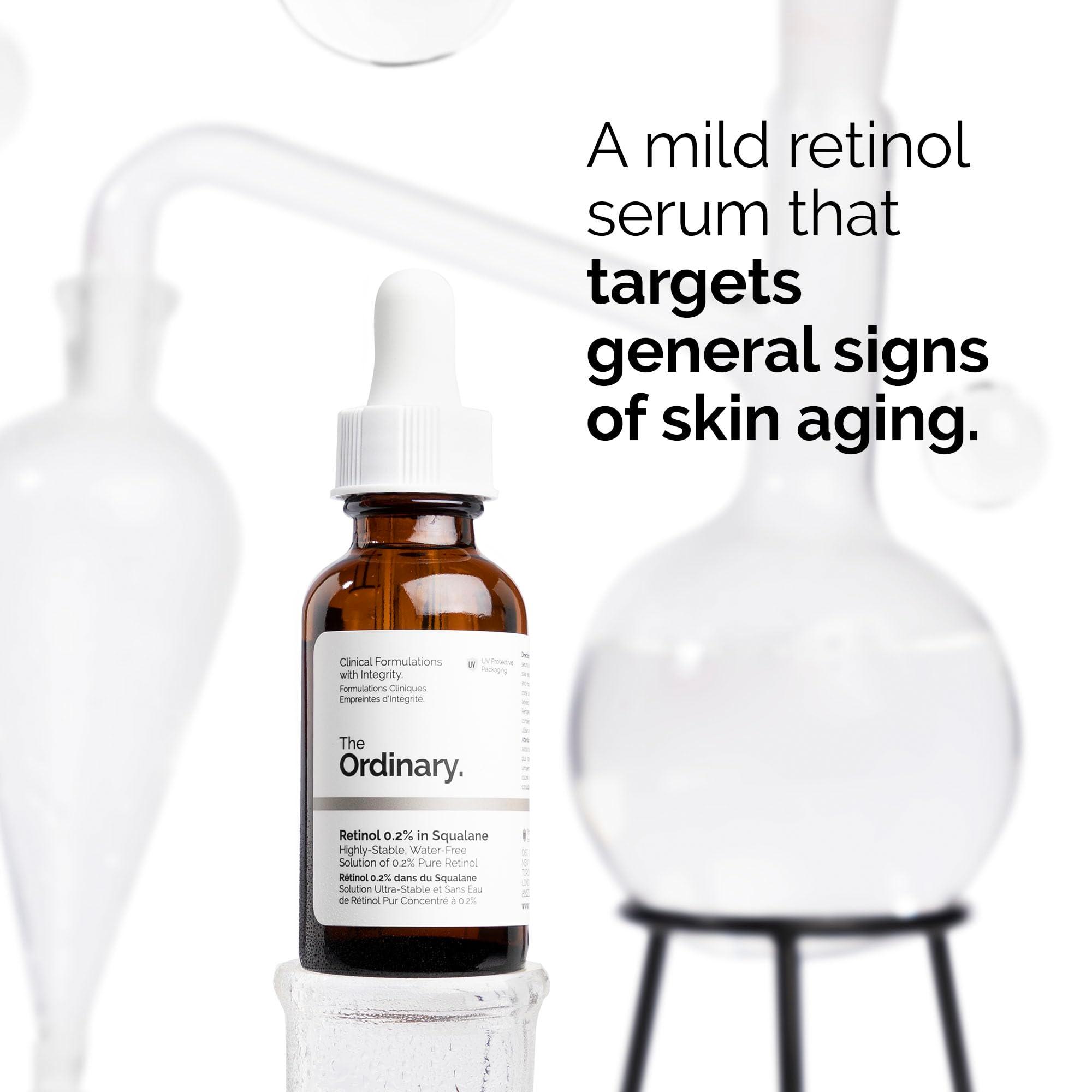The Ordinary Retinol 0.2% in Squalane, Gentle Retinol Serum for the Face That Is Anti-Aging and Skin Smoothing, 1 Fl Oz - Image 2
