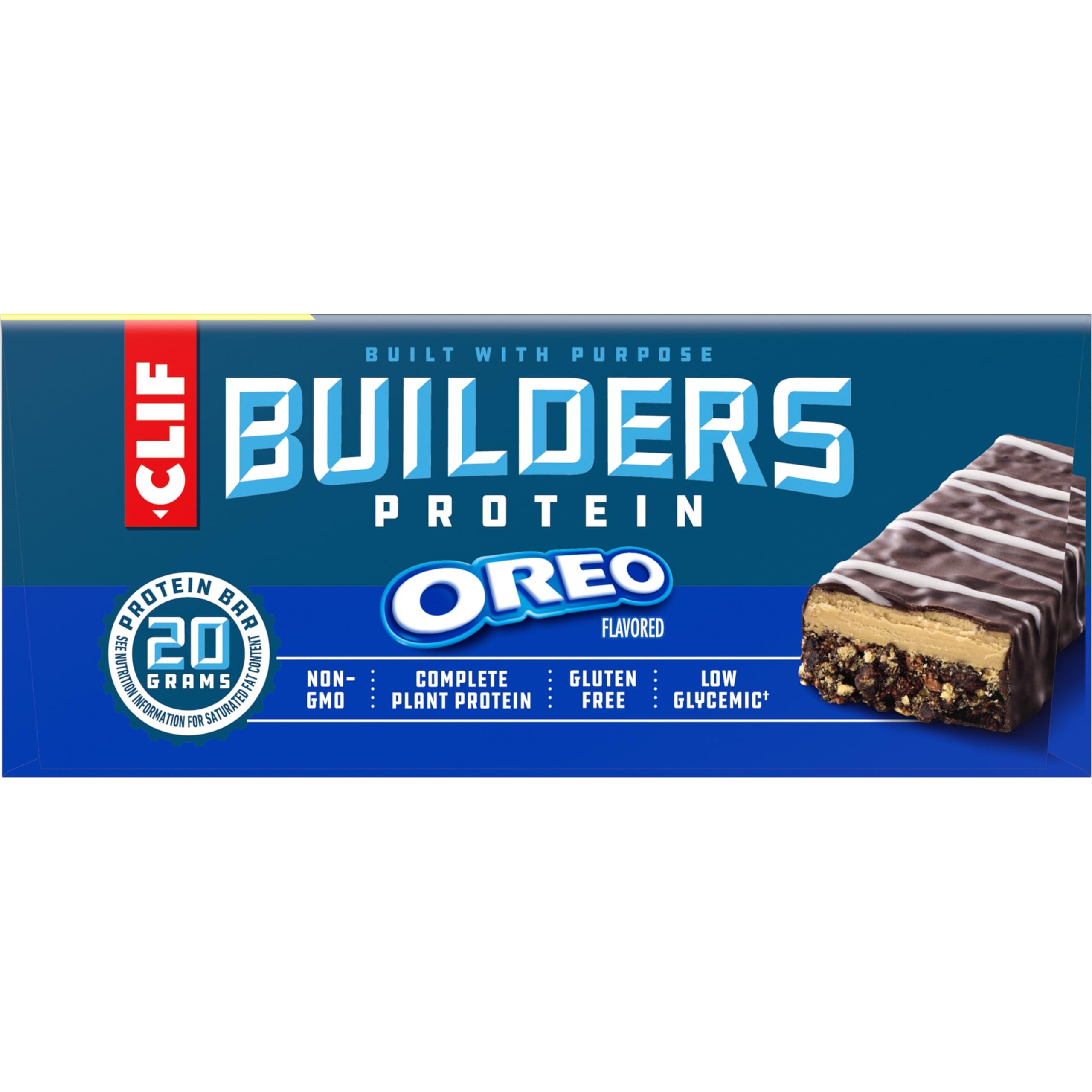 CLIF BUILDERS Protein Bars - OREO-Flavored - 20g Plant Based Protein - Gluten Free - Non-GMO - Low Glycemic - No Artificial Sweeteners - 2.4 oz. (12 Pack) - Image 6