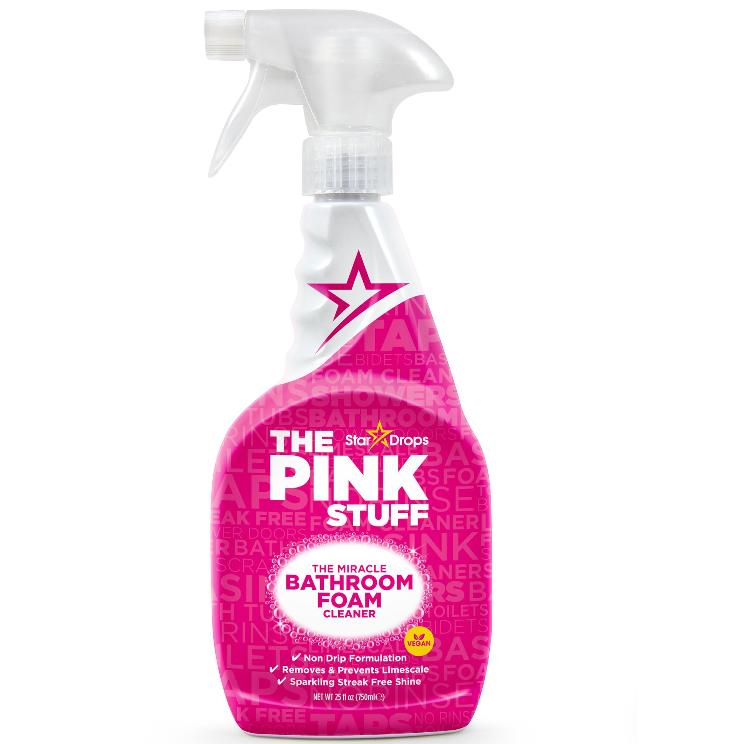 Stardrops - The Pink Stuff - Miracle Bathroom Foam Cleaner 750ml - Baths, Tiles, Soap Scum, Limescale, Streak Free