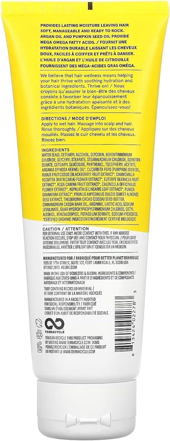 Acure Ultra Hydrating Conditioner – Deep Moisture & Nourishing Formula for Dry, Dehydrated Hair, Restores Softness & Shine, 8 Fl Oz - Image 3