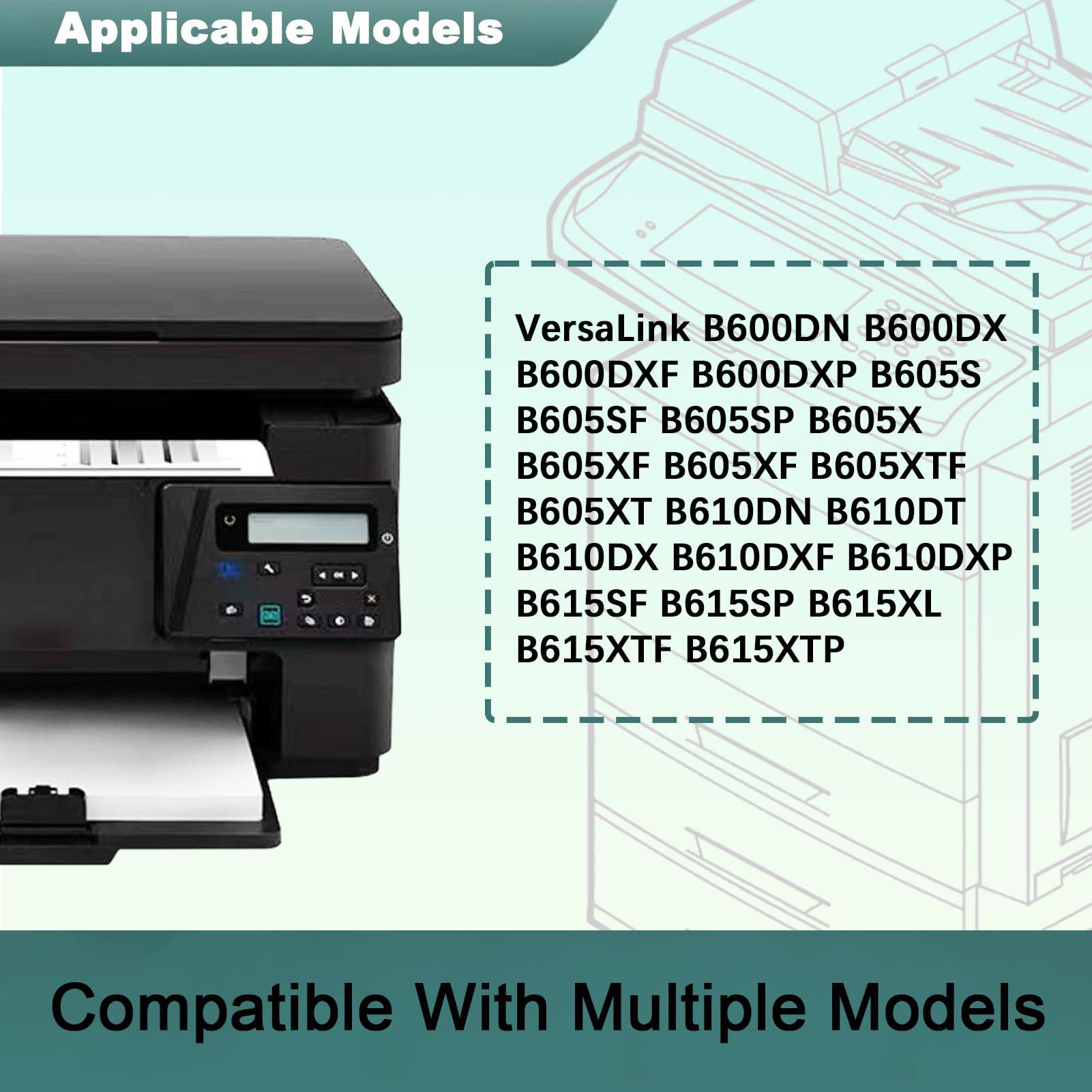 106R03946 Toner Cartridge Compatible Replacement for Xerox VersaLink B600 B605 B610 B615 Printers Combo Pack*1 - Image 2