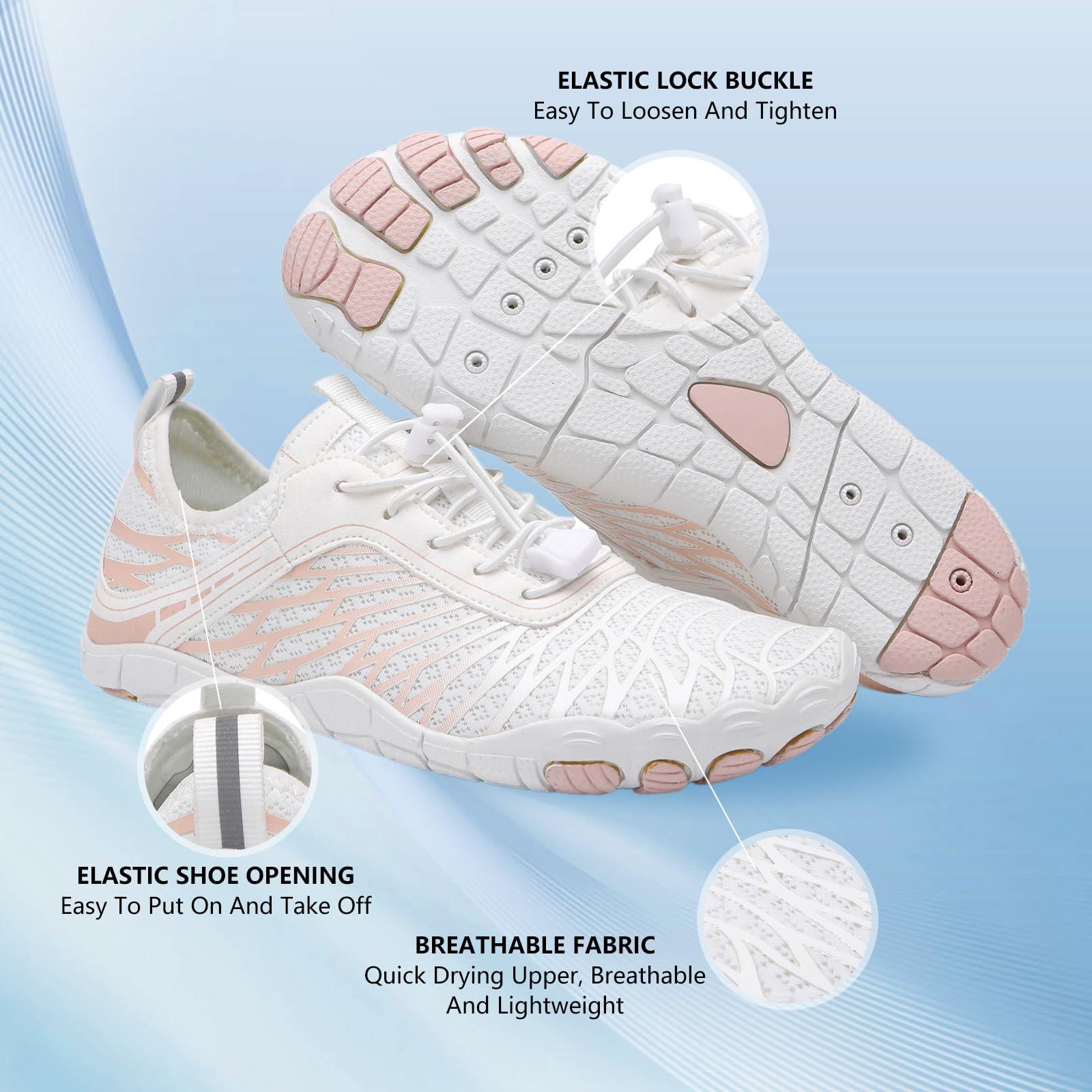 SIOSNETA Hike Barefoot Shoes for Women Men, Breathable Non-Slip Athletic Footwear, Wide Toe Water Shoes for Hiking, Non-Slip Neuropathy Shoes for Women Men, Grounded Comfort wear - Image 4