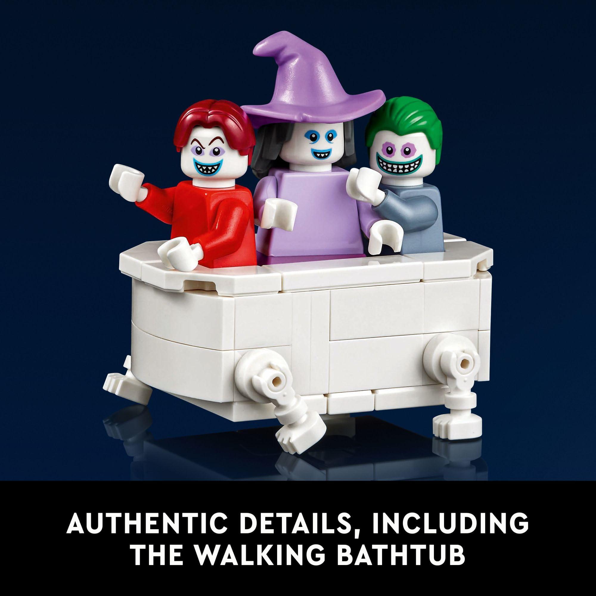 LEGO Disney Tim Burton's The Nightmare Before Christmas Decor - Building Set for Adults for Display, Ages 18+ - Collectible DIY Craft for Fans of Iconic Movie with Minifigures Included - 21351 - Image 4