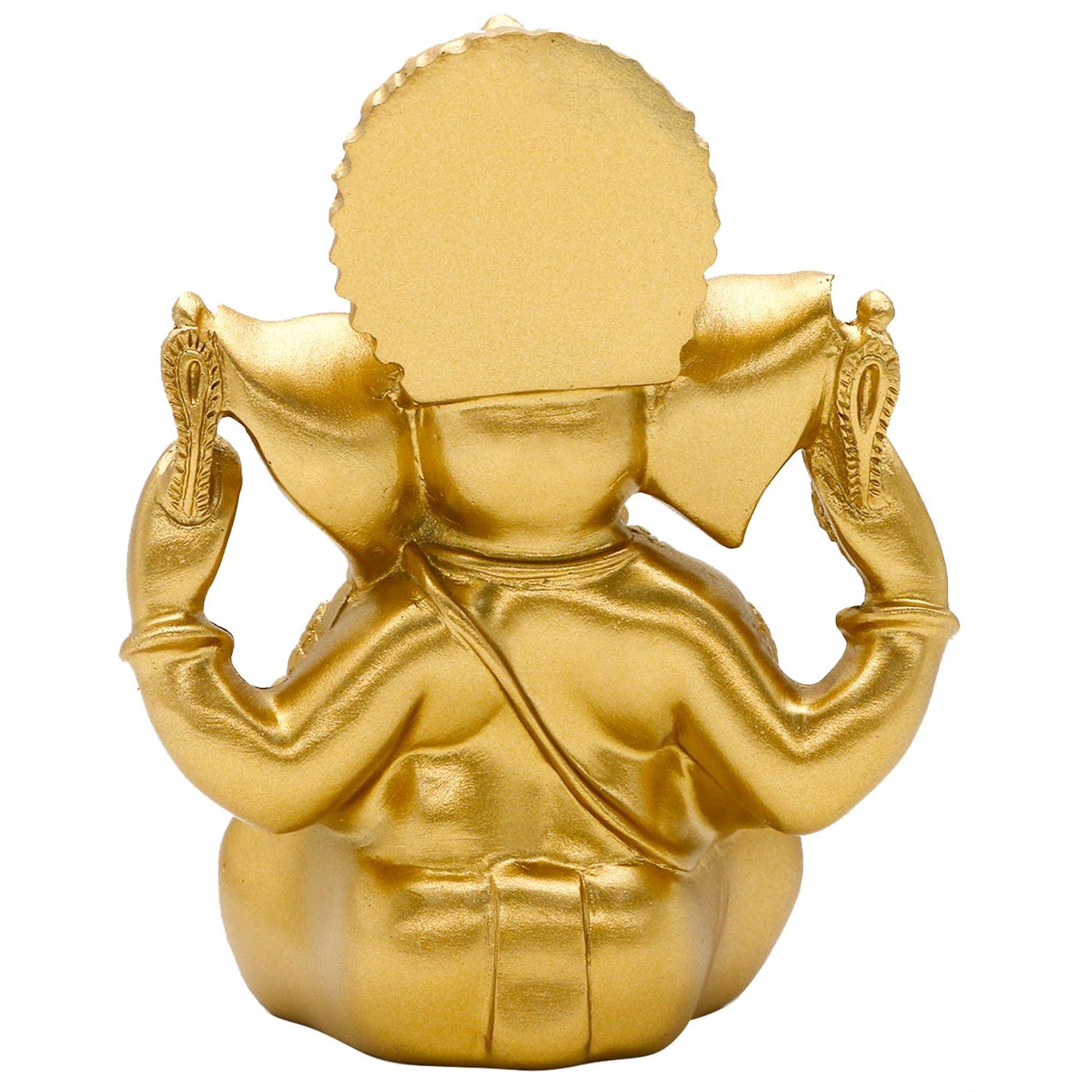 Hindu Ganesha Statue Diwali Decor - India God Lord Ganesh Ganpati Indian Idol Home Office Temple Mandir Puja Decor Altar Yoga Meditation Room Altar Shrine Kit Wedding Return Gift - Image 9