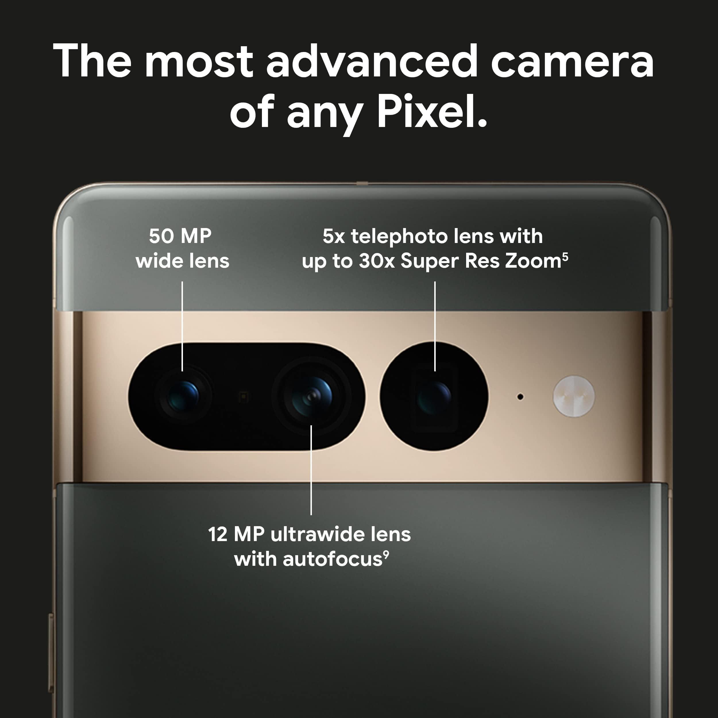 Google Pixel 7 Pro - 5G Android Phone - Unlocked Smartphone with Telephoto , Wide Angle Lens, and 24-Hour Battery - 128GB - Snow - Image 2