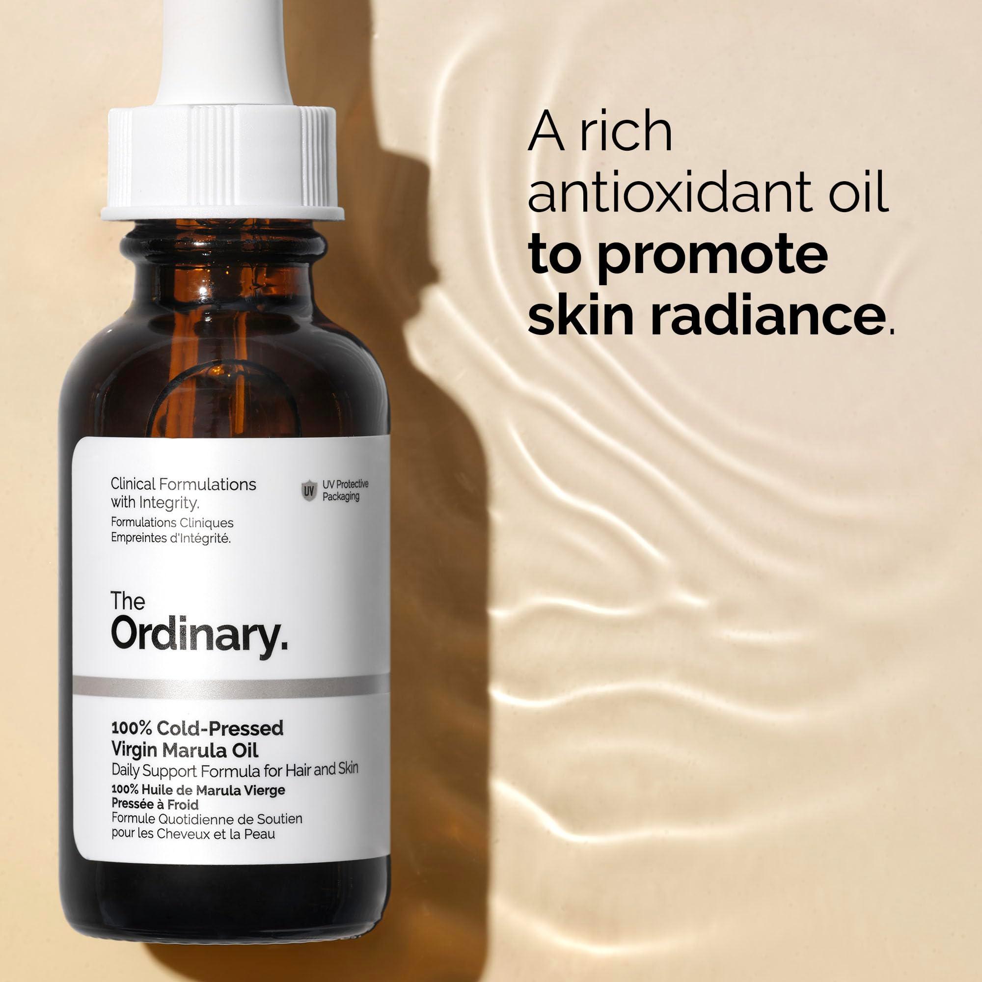 The Ordinary 100% Cold-Pressed Virgin Marula Oil, Antioxidant-Rich, Unrefined Oil for Radiant Skin, 1 Fl Oz - Image 2