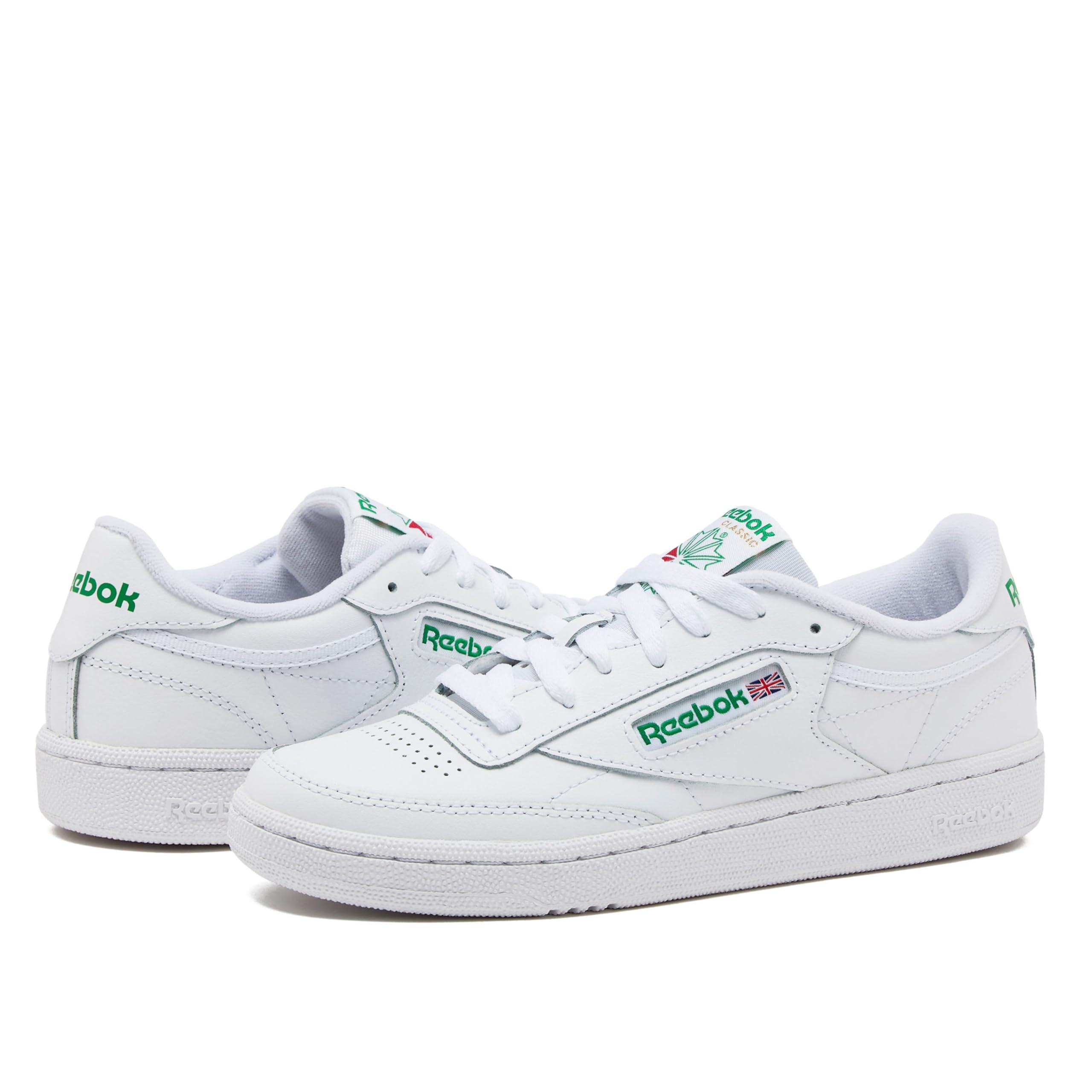 Reebok Men's Club C 85 Tennis Shoes, Casual Fashion White Sneakers - Image 7
