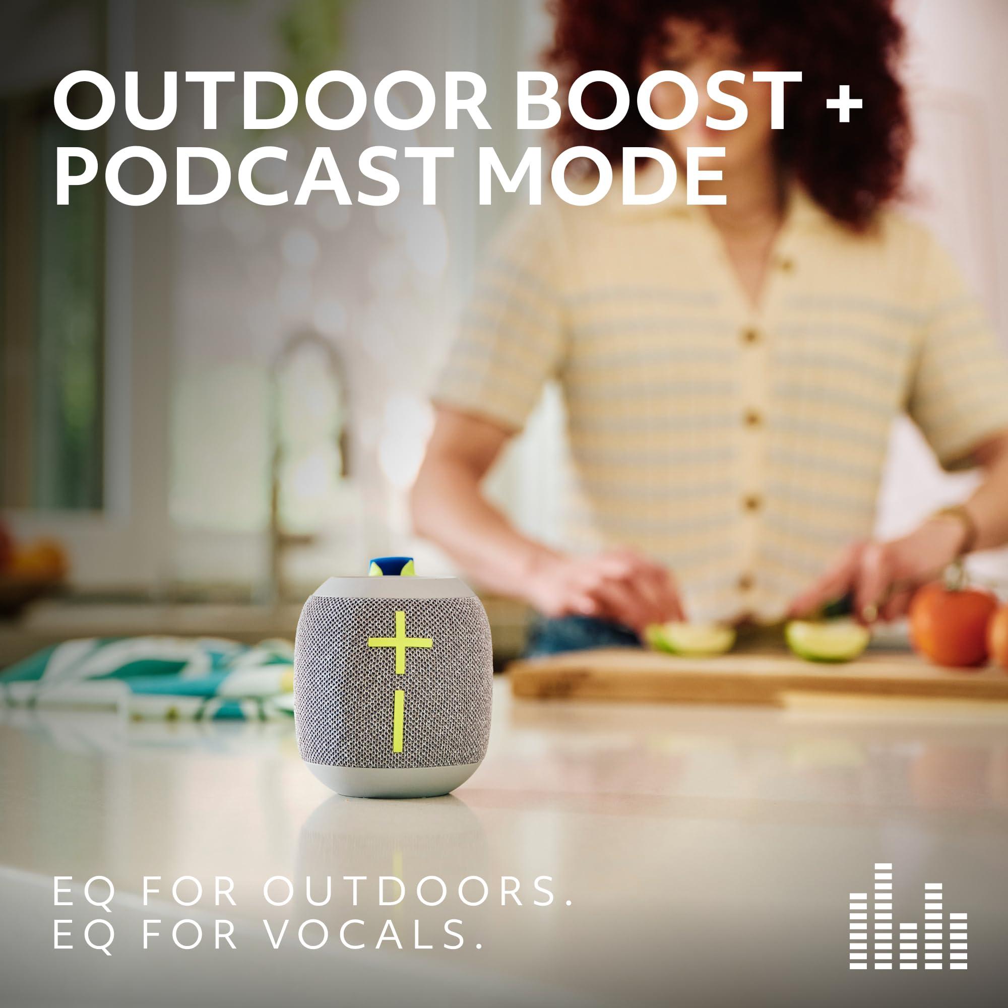 Ultimate Ears WONDERBOOM 4 Outdoor Speakers Bluetooth Waterproof with Big Bass & 360-Degree Sound, Dustproof Floating Wireless Speaker, 131ft Range - Blue - Image 3