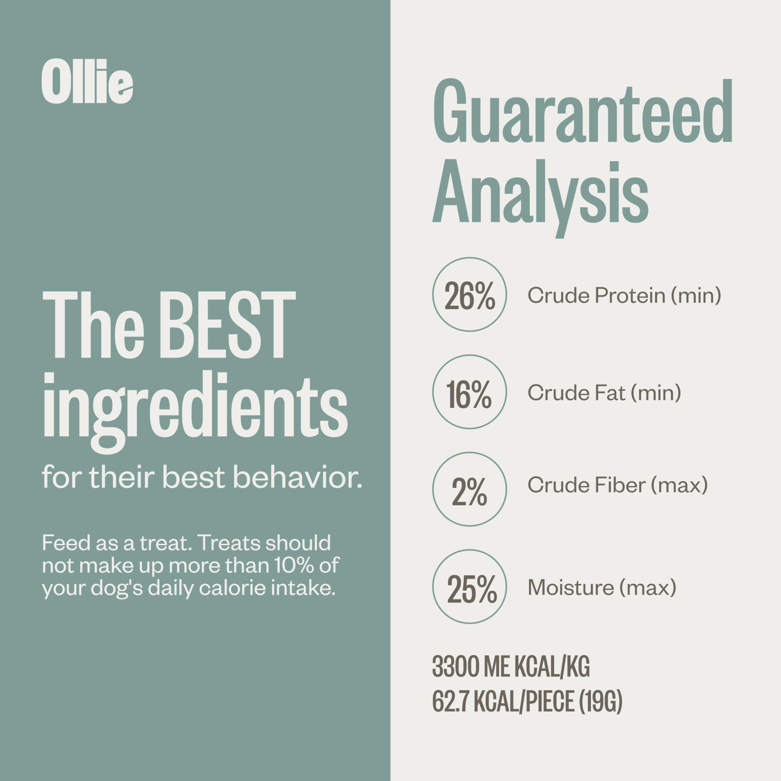 Ollie Chicken and Apple Jerky Dog Treats, 5 oz Pack of 1, All Natural, Healthy Snacks, Made with Real Meat, Human Grade, for Dogs - Image 5