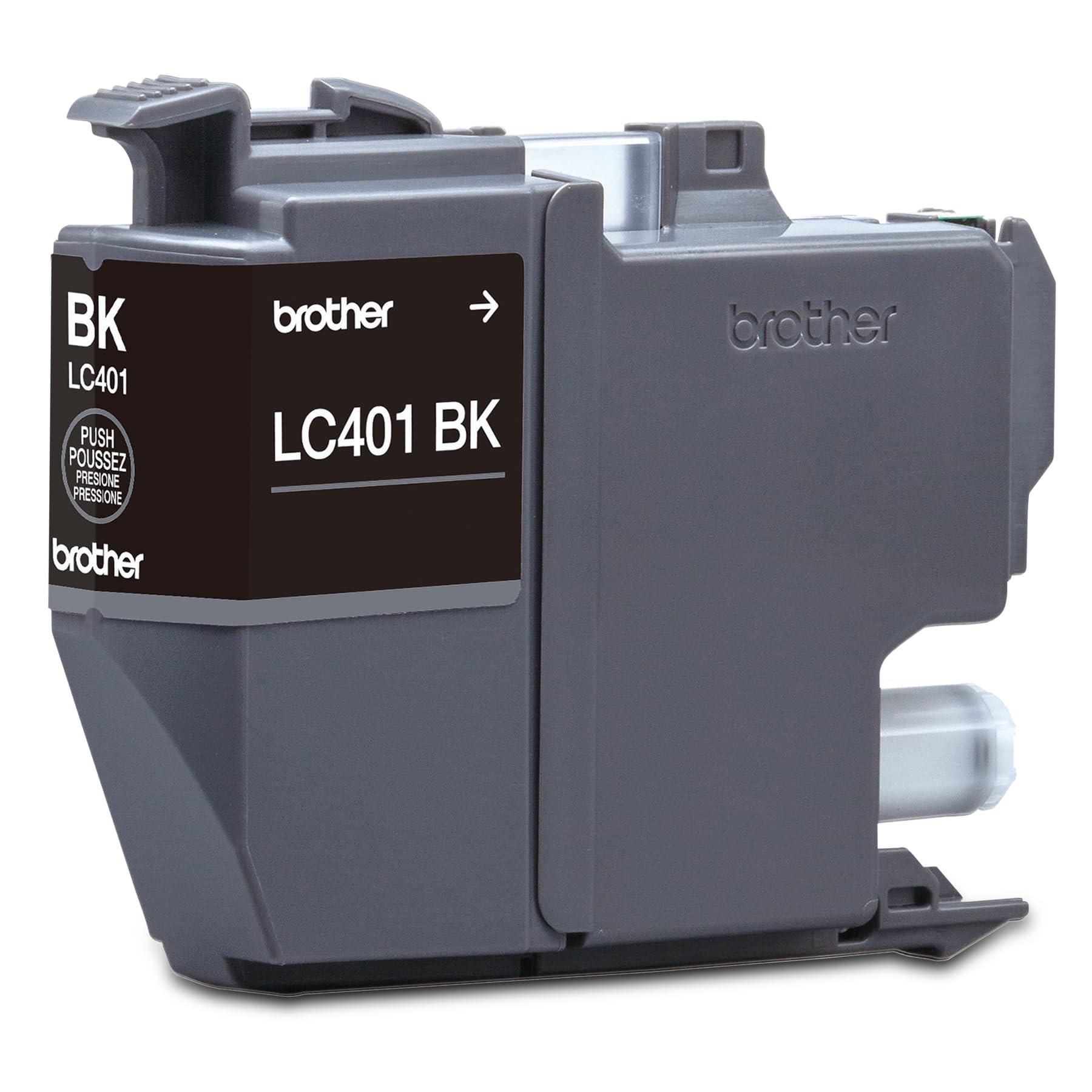 Brother Genuine LC401BK Standard Yield Black Ink Cartridge (Pack of 2) - Image 3