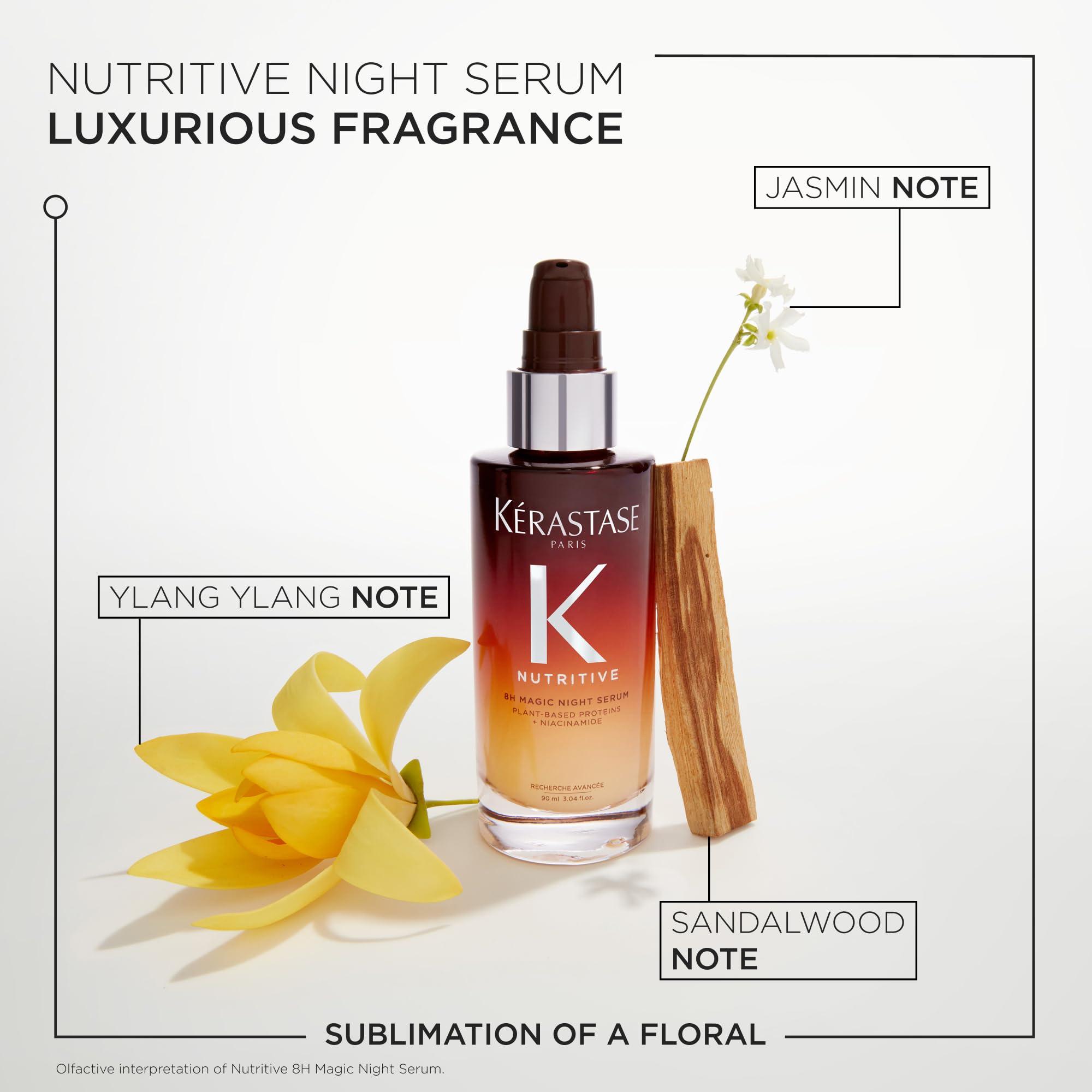 Kerastase Nutritive 8H Magic Night Serum - Overnight Treatment for Dry Hair, Enhances Shine, With Plant-Based Proteins - Image 7