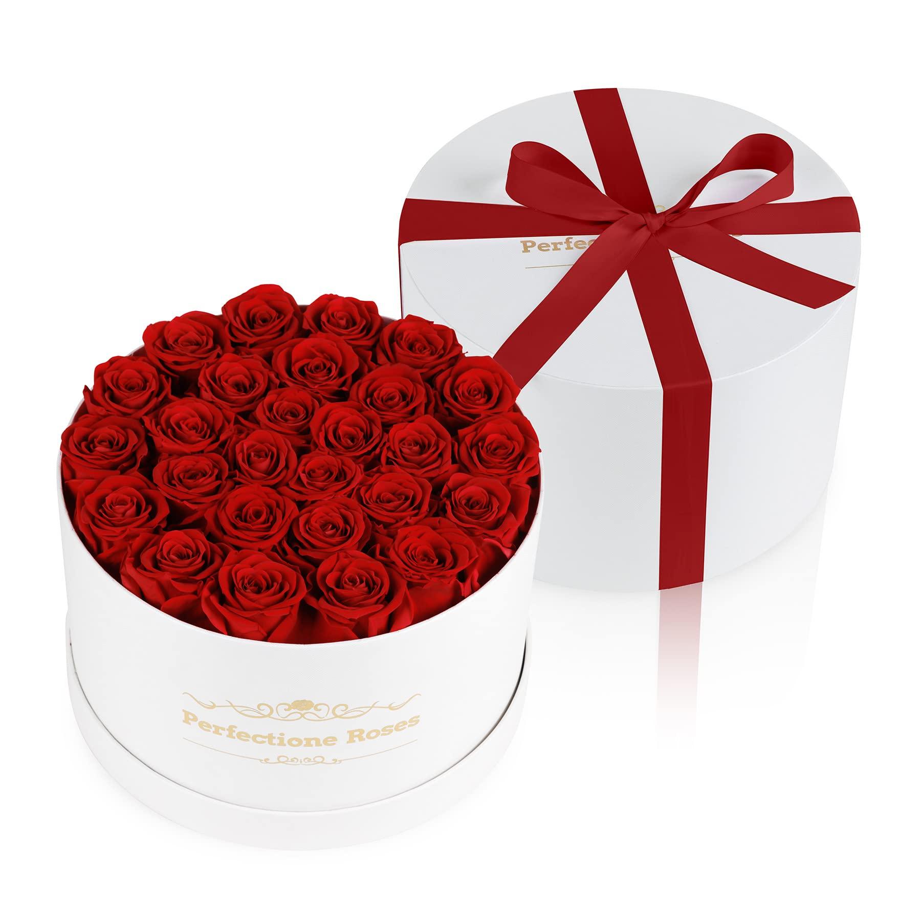 Perfectione Roses 27 Roses in a Box, Mothers Day Rose, Preserved Flowers for Her, Flowers for Delivery Birthday Gifts for Women (Red) - Image 6