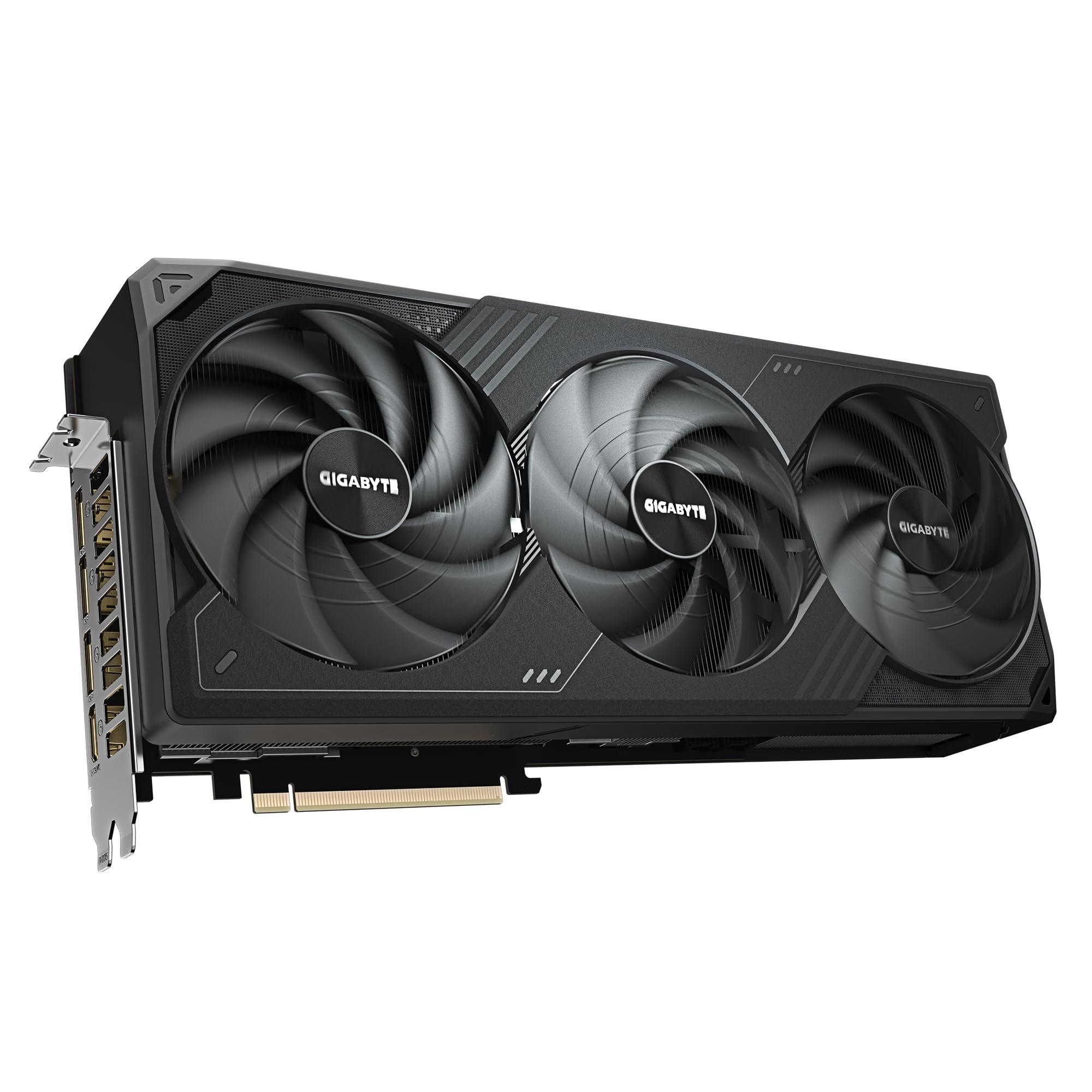 GIGABYTE GeForce RTX 5090 WINDFORCE OC 32G Graphics Card - 32GB GDDR7, 512 Bits, PCI-E 5.0, 2467MHz Core Frequency, 3 x DP 2.1a, 1x HDMI 2.1b, NVIDIA DLSS 4, GV-N5090WF3OC-32GD - Image 3