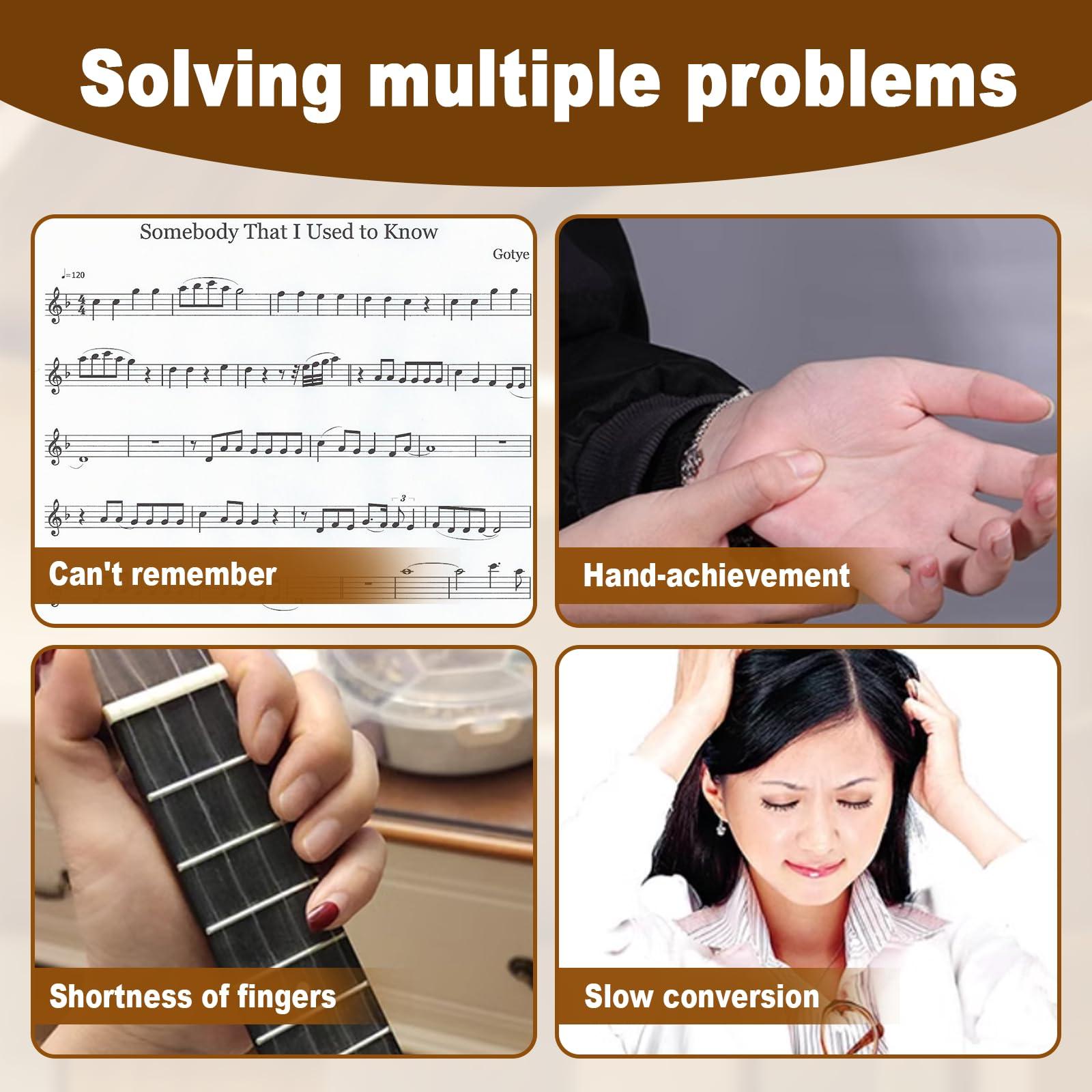 Xanadued Ukulele Chord Presser, Guitar Chord Presser, Ukulele Practice Tool, Guitar Presser for Acoustic, Trainer, Assisted Learning Tools - Image 7