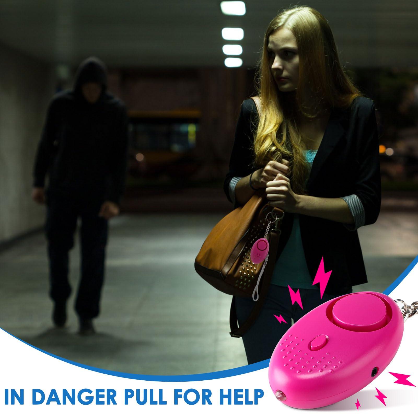Kanayu 76 Pcs Personal Alarm Bulk 130DB Safe Sound Emergency Safety Self Defense Security Alert Keychain with Led Light Personal Protection Alarm for Women Girls Kids Elderly (Mixed Colors) - Image 5
