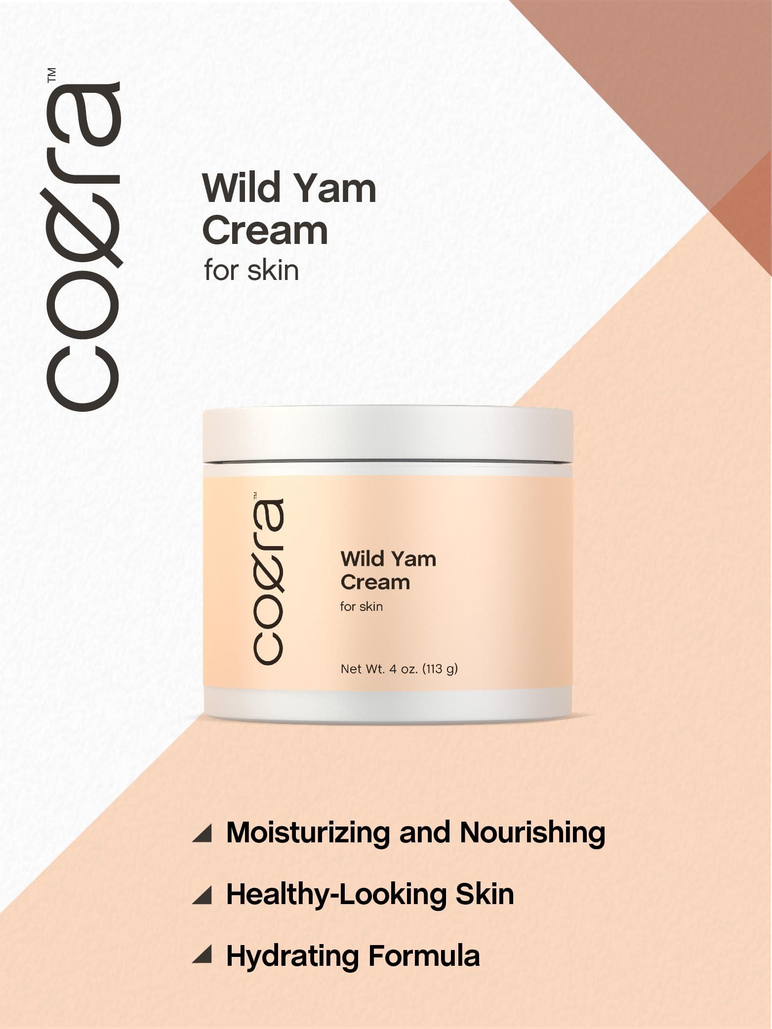 Coera Wild Yam Cream | 4 oz | Skin Moisturizer for Women | Free of Parabens, SLS and Fragrances - Image 4