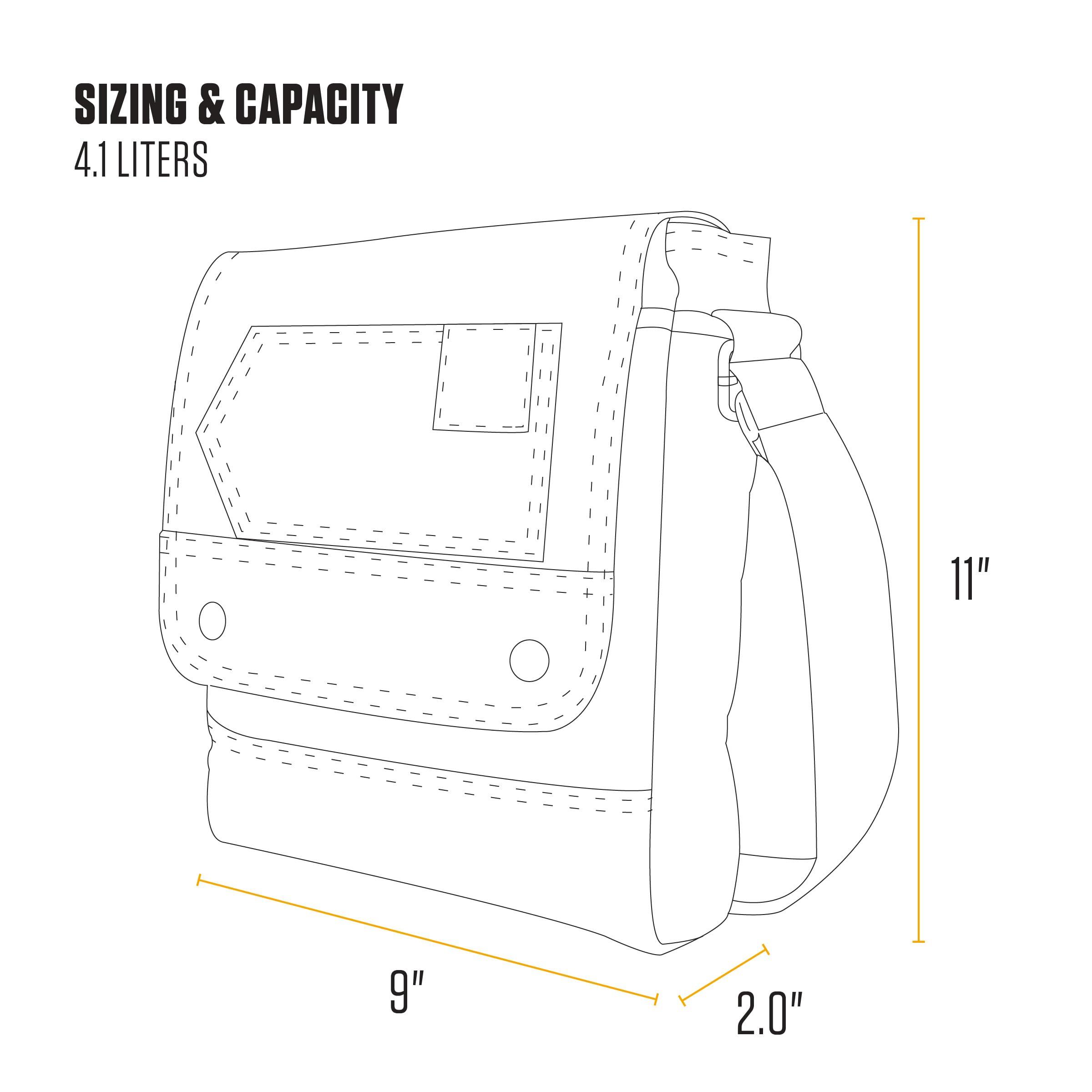 Carhartt, Durable, Adjustable Crossbody Bag With Flap Over Snap Closure - Image 5