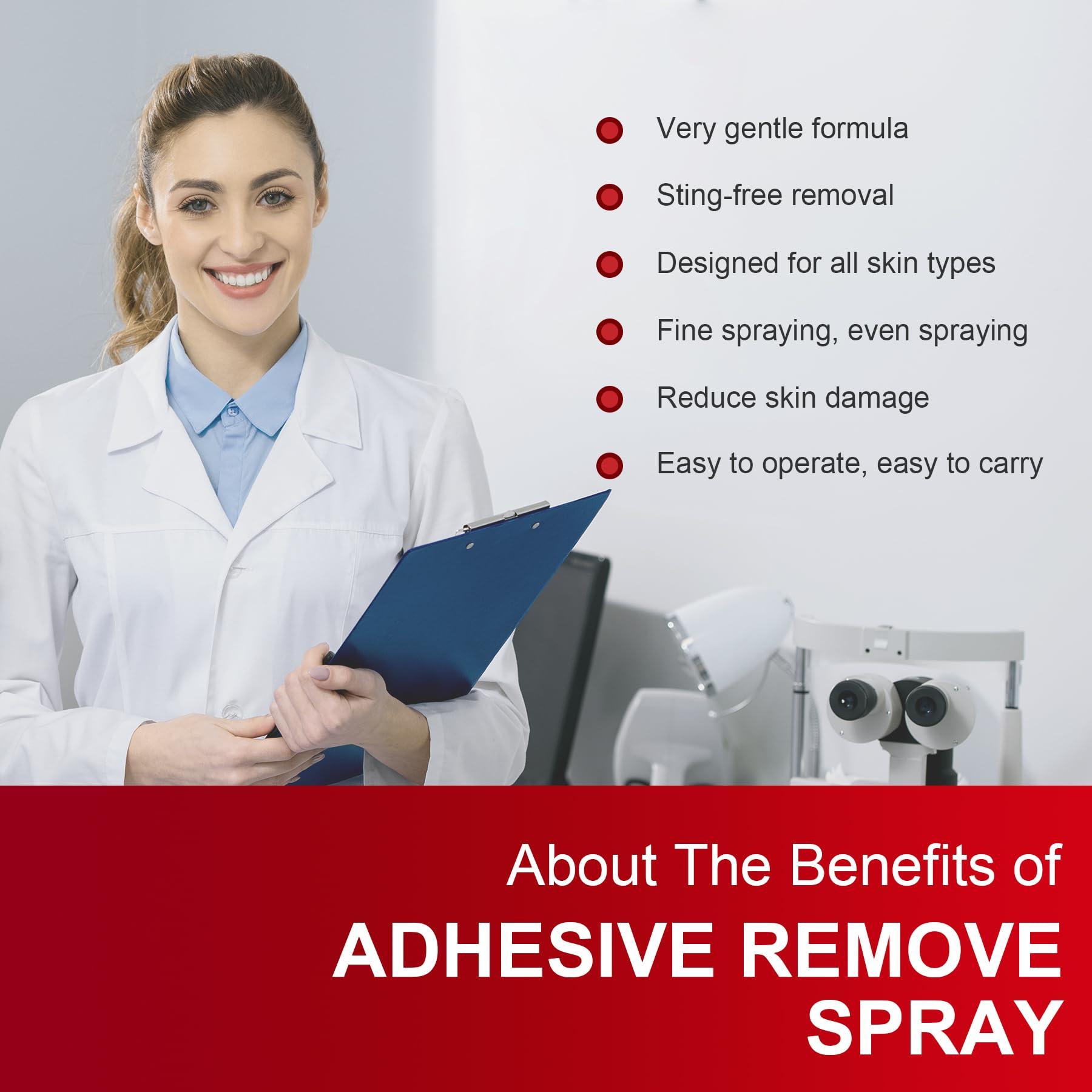 Ovand Adhesive Remover Spray,No-Sting Medical Adhesive Remover for Ostomy Patients, Sensitive Skin,Around Stomas and Wounds,1oz (3 Pcs) - Image 3