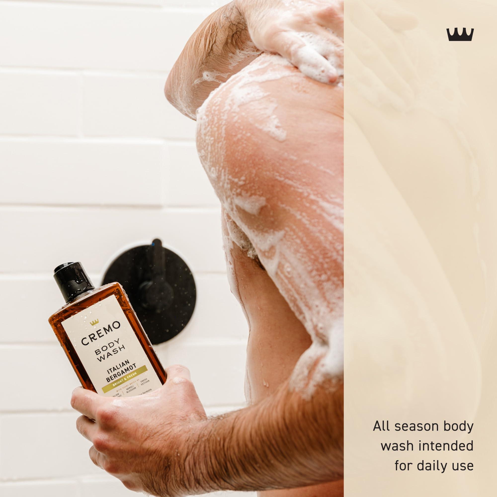 Cremo Body Wash Men, Notes of Italian Bergamot, Neroli Blossom, and Fresh Vetiver, Rich-Lathering Italian Bergamot, 16 Fl Oz - Image 5