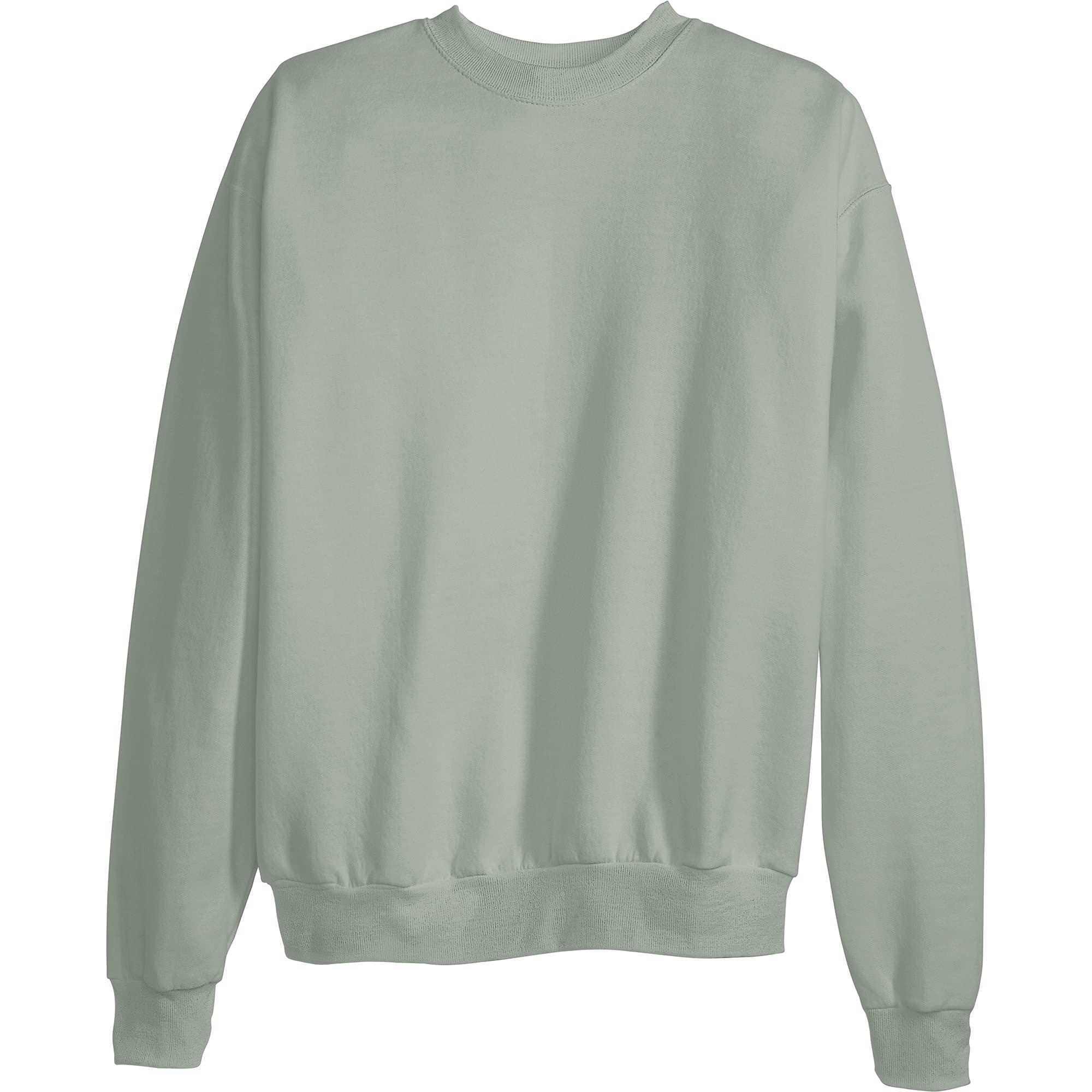 Hanes Men's EcoSmart Fleece, Pullover Crewneck Sweatshirt, 1 or 2 Pack - Image 5