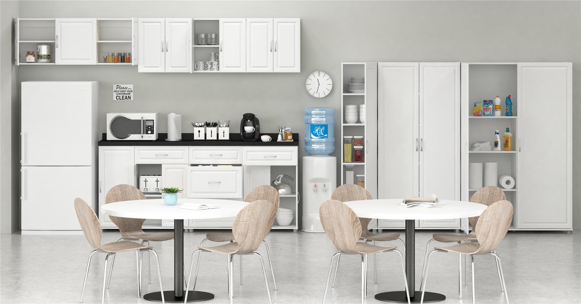 SystemBuild Evolution Kendall 24" Utility Storage Cabinet - White - Image 20