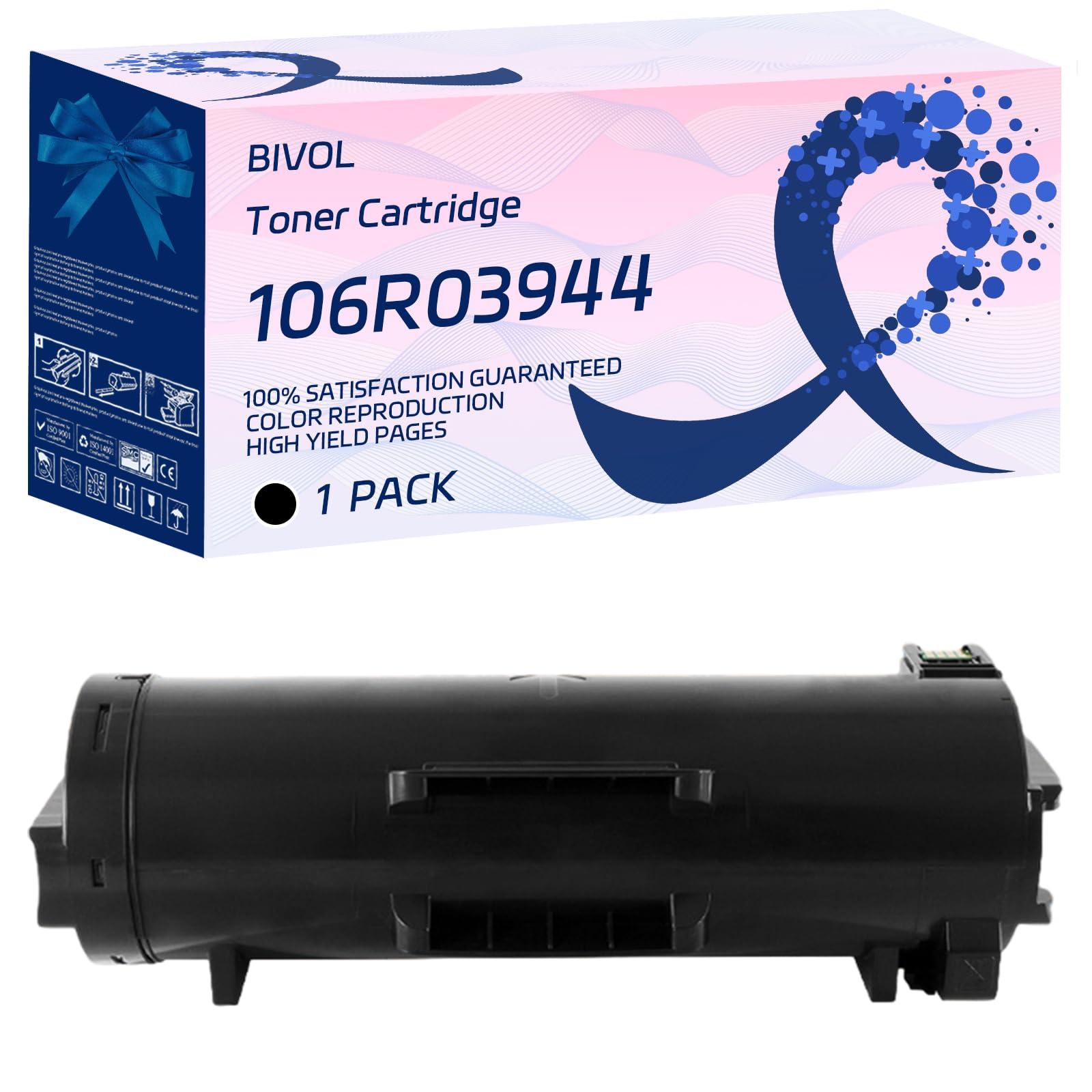 106R03944 Toner Cartridge Compatible for Xerox VersaLInk B610DXP B615SF B615SP B610DN B610DT B610DX B610DXF Printers, with Chip, High Yield 56700 Pages, Vivid Colors (1 Pack Black)