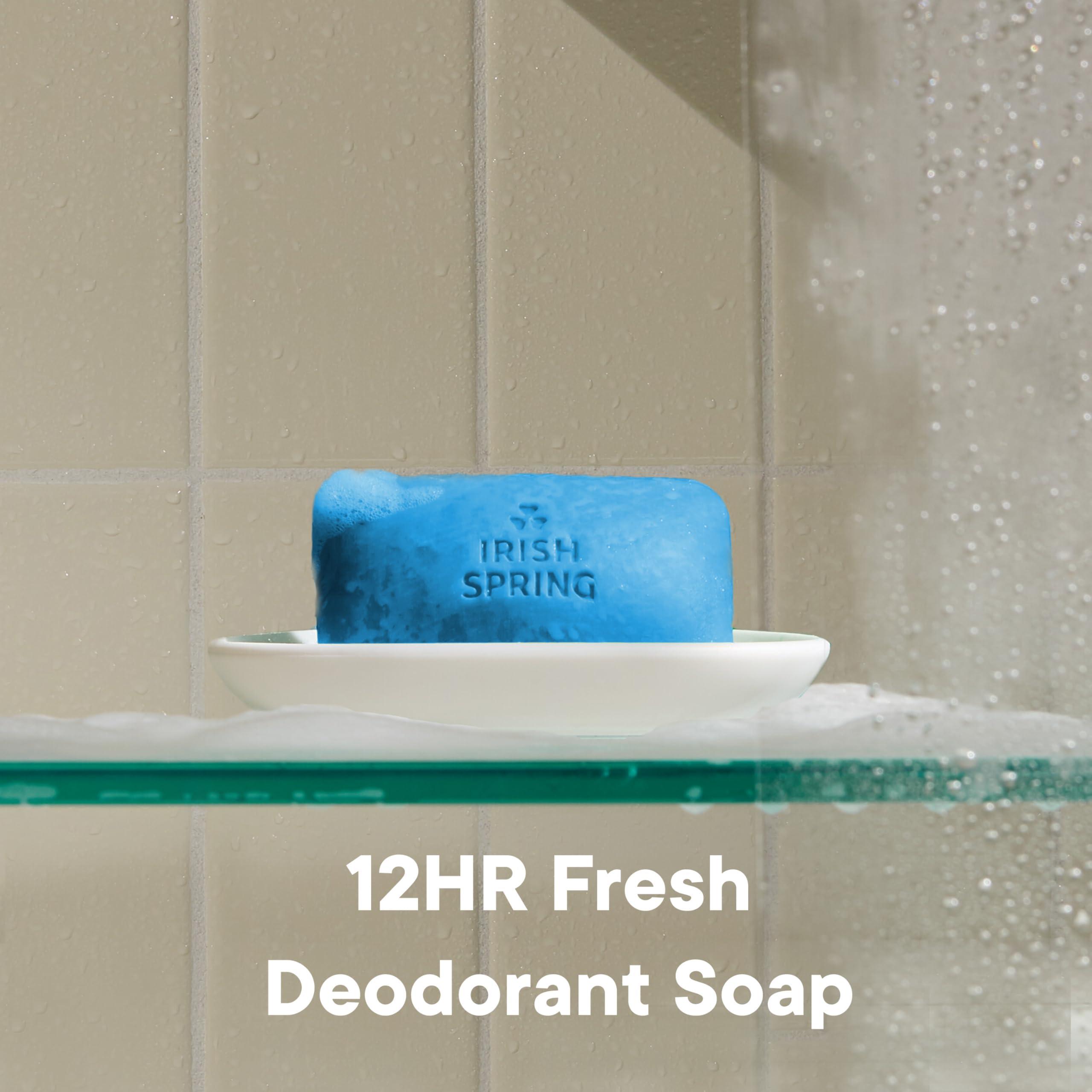Irish Spring Icy Blast Bar Soap for Men, Mens Soap, Smell Fresh and Clean 12 Hours, Men Bars Washing Hands Body, Mild Skin, Recyclable Carton, 24 Pack, 3.7 Oz - Image 2