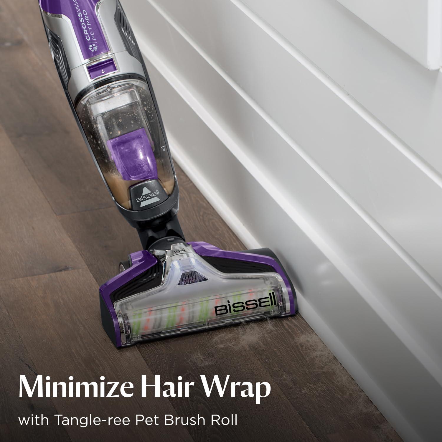 BISSELL Crosswave Pet Pro All in One Wet Dry Vacuum Cleaner and Mop for Hard Floors and Area Rugs, Purple, 2306A - Image 3