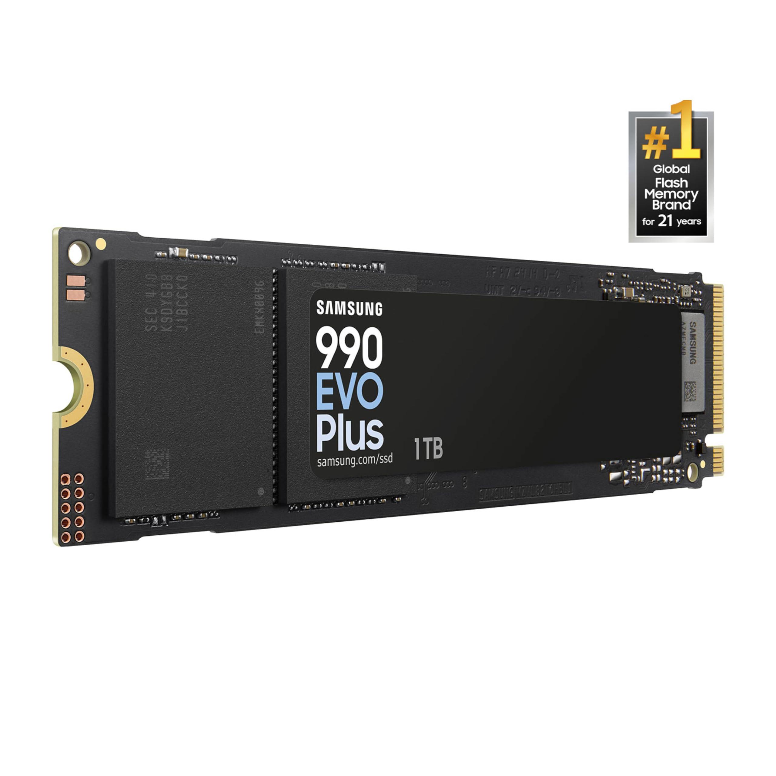 Samsung 990 EVO Plus SSD 1TB, PCIe Gen 4x4, Gen 5x2 M.2 2280, Speeds Up-to 7,250 MB/s, Upgrade Storage for PC/Laptops, HMB Technology and Intelligent Turbowrite 2.0, (MZ-V9S1T0B/AM) - Image 2