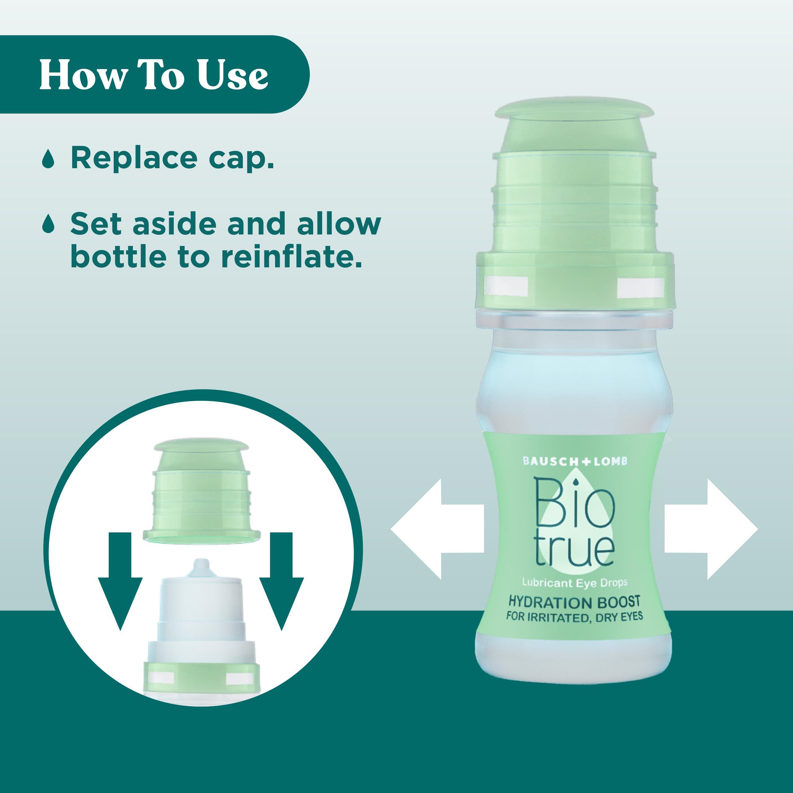 Biotrue Hydration Boost, Preservative-Free Eye Drops for Dry Eyes, Instantly Moisturizes, Clears and Rehydrates, Contact Lens Friendly, Refresh & Relieve Eye Irritation, 0.33 FL Oz (Pack of 1) - Image 5