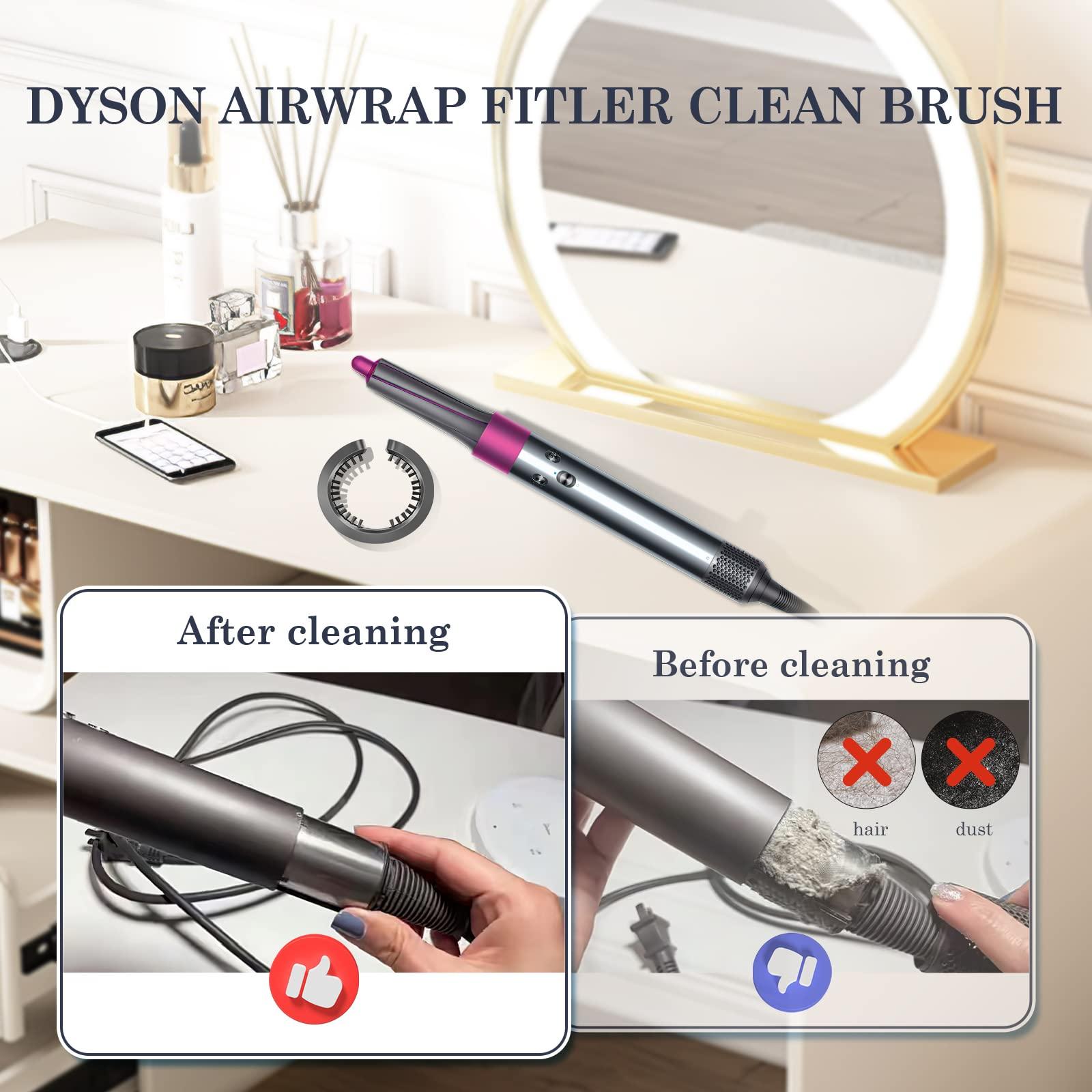 Filter Cleaning Tool for Dyson Airwrap Hair Styler - Gentle Round Brush and Lint Vent Cleaner Attachment - Image 3