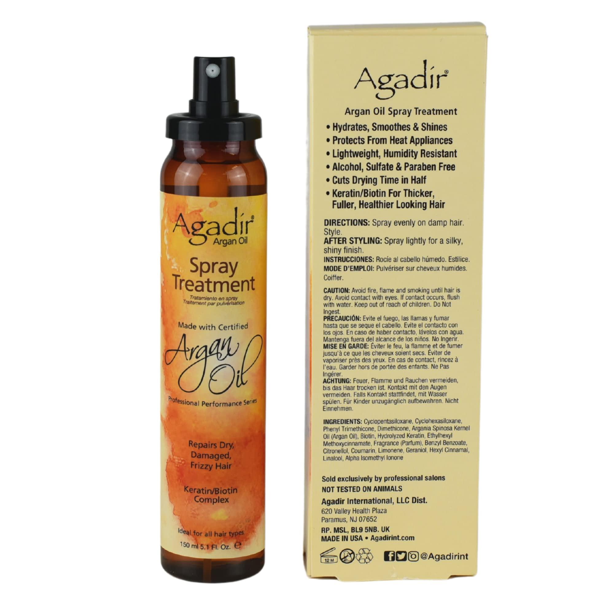 AGADIR Argan Oil Spray Treatment, 5.1 Fl Oz (Pack of 1) - Image 3