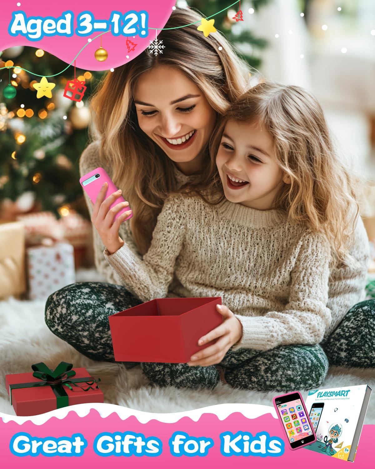 MOMILLA Kids Toys Smart Phone, 3.97" Touchscreen Phone Girls Toys, Gifts for Kids Age 3-12, Toddler Toys Learning Smartphone, Cell Phone with Front Camera Only (No Dual Camera) - Image 8