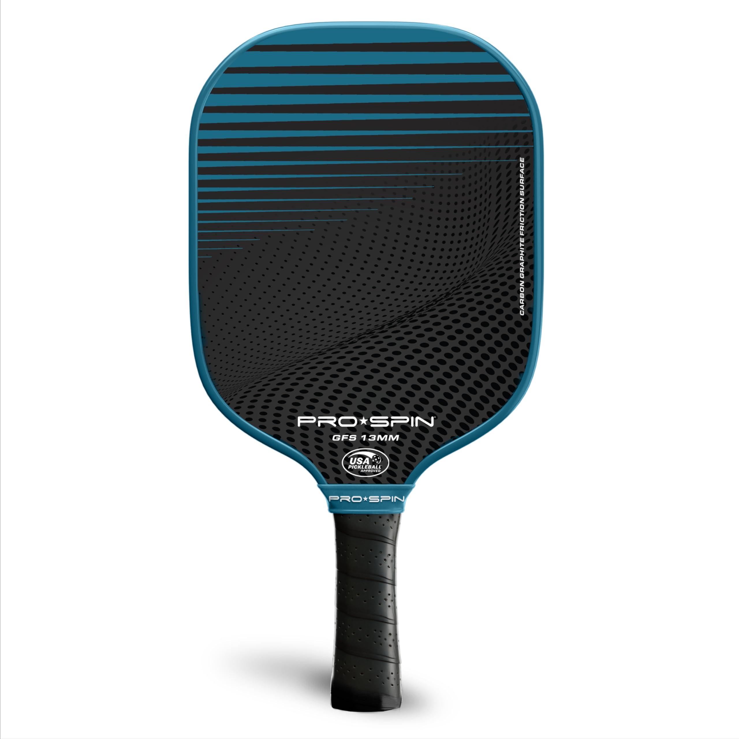 PRO SPIN Pickleball Paddles - Set of 2 USAPA-Approved Graphite Carbon Pickle Ball Paddles, 4 High-Performance Pickleball Balls, Durable Bag for Rackets & Balls - Great Gift - Image 8