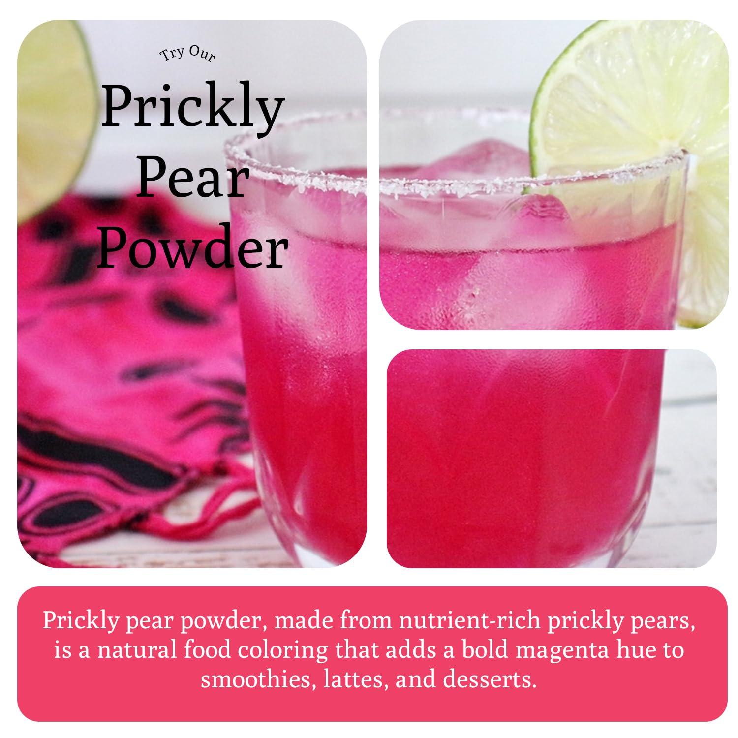 Ancient Roots Prickly Pear Powder - Freeze-Dried, All-natural, No Sugar Added, Cocktail Mix, Smoothie and Tea Mix, Resealable Pouch - 10.5 ounces (75 servings) - Image 2