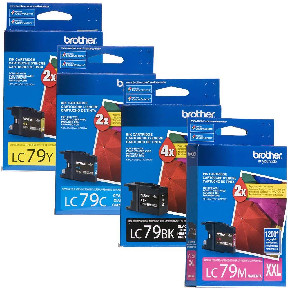 Brother LC79 Super High Yield Ink Cartridge Set