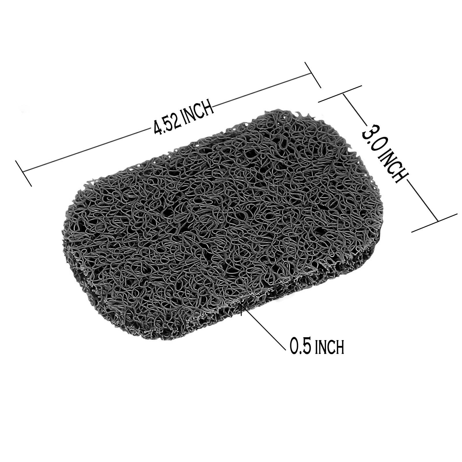 Soap Saver Pads, Non-Slip Soap Holder Pad, Self Draining Soap Bar Holder Pads, Soap Saver Dish for Shower Kitchen Bathroom Travel Hotel Cleaning Supplies (Gray, 4) - Image 2