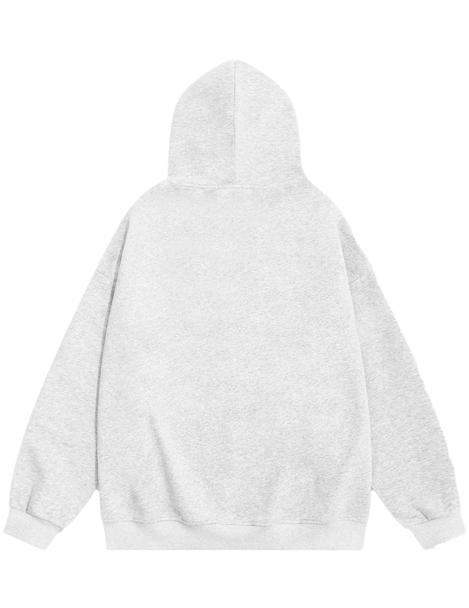 Aelfric Eden Blurring Flower Print Hoodie Womens Oversized Graphic Hoodies Y2K Floarl Solid Pullover Hooded Sweatshirt Unisex - Image 2