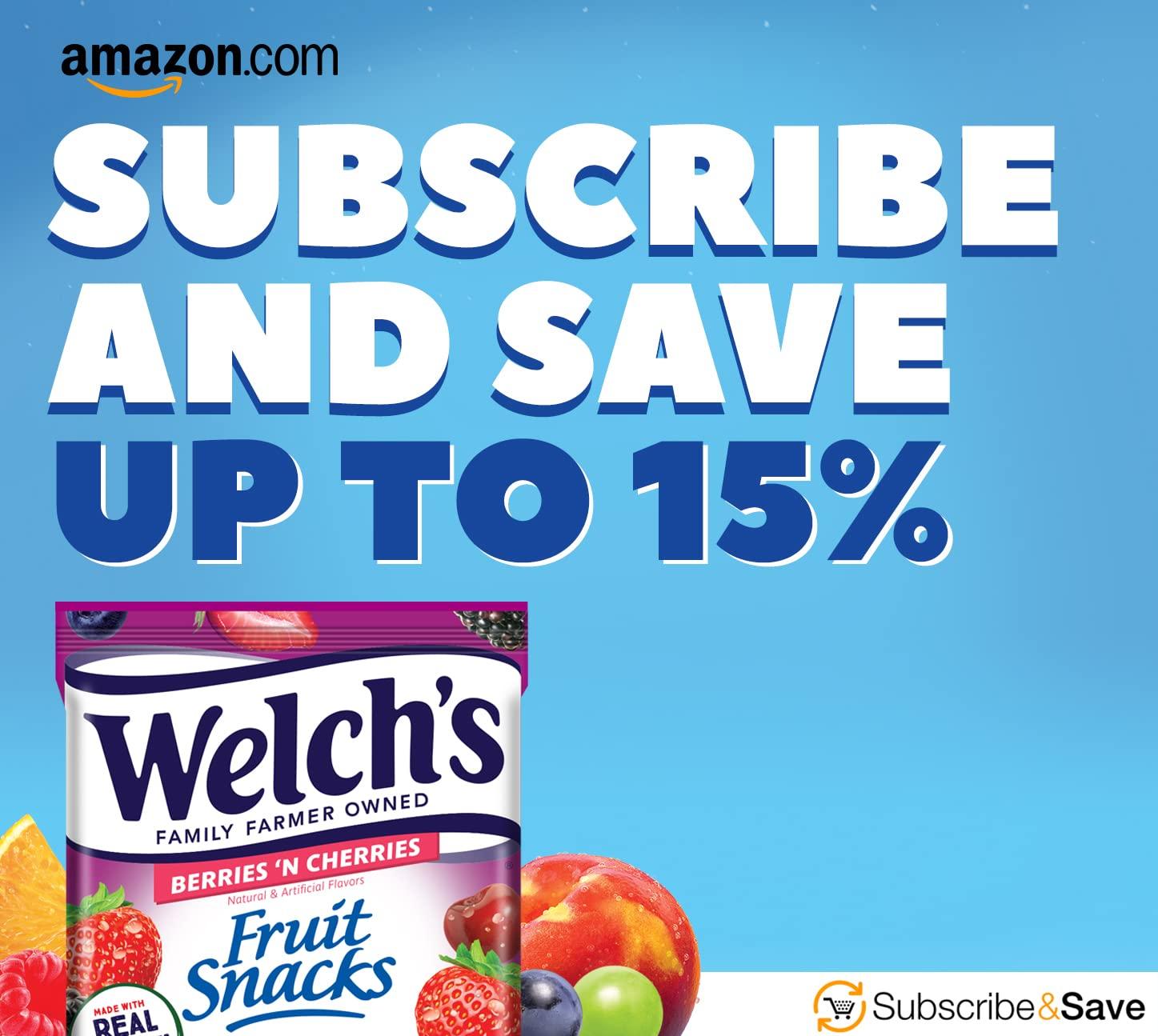 Welch's Fruit Snacks, Berries 'N Cherries, Individual Single Serve Bags, 0.8 oz (Pack of 40) - Image 7