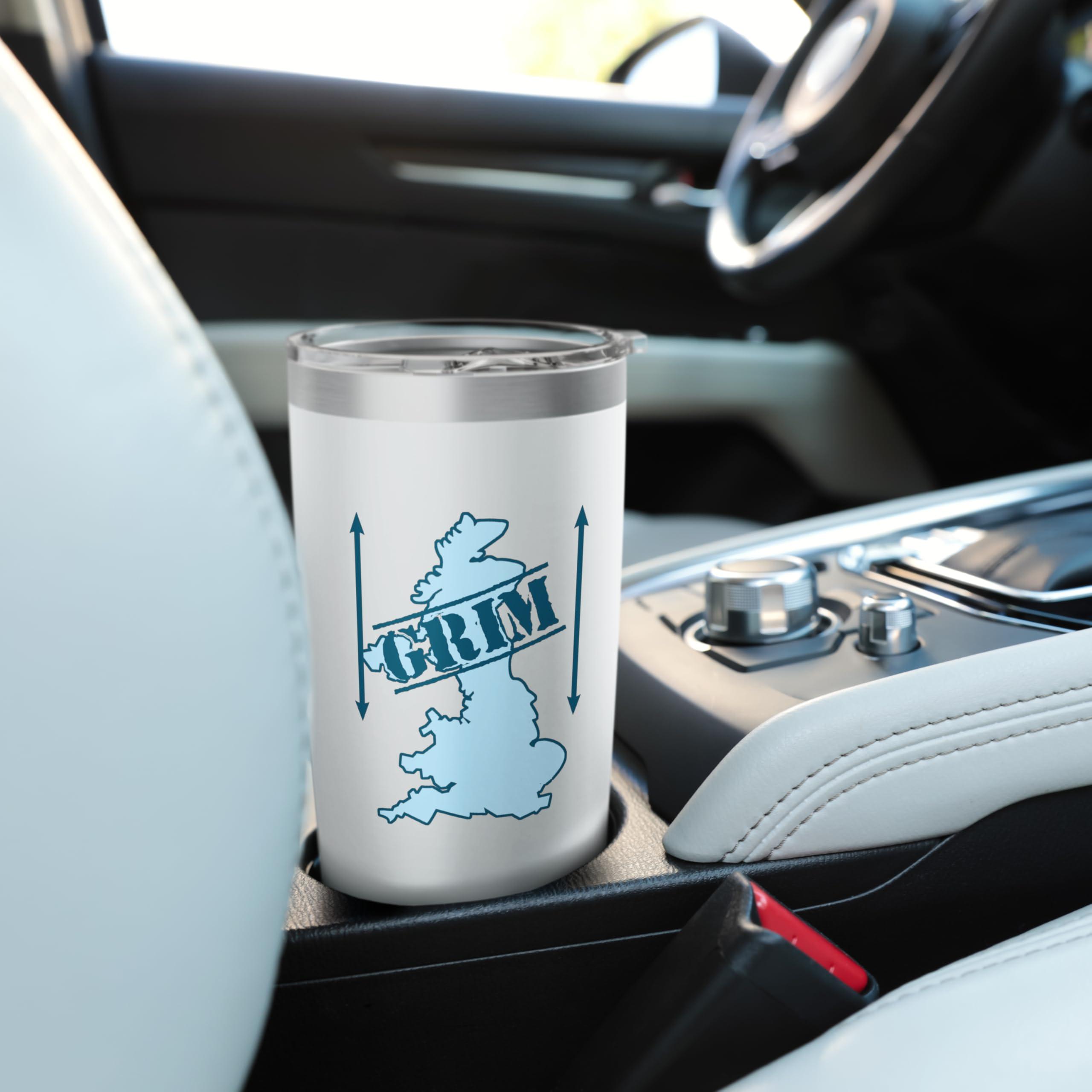 It's grim up north! Funny map for northerners Stainless Steel Insulated Tumbler - Image 2