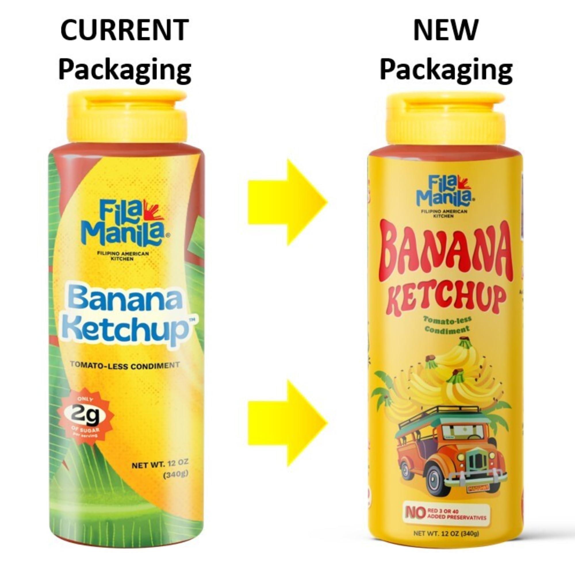 Fila Manila Banana Ketchup – Filipino Sauce & Condiment – 12 oz jar, Mild, Vegan, No MSG, No Sugar Added, Gluten Free, Dairy Free, Made in the USA, Banana Ketchup, 1 Count (Pack of 1) - Image 9