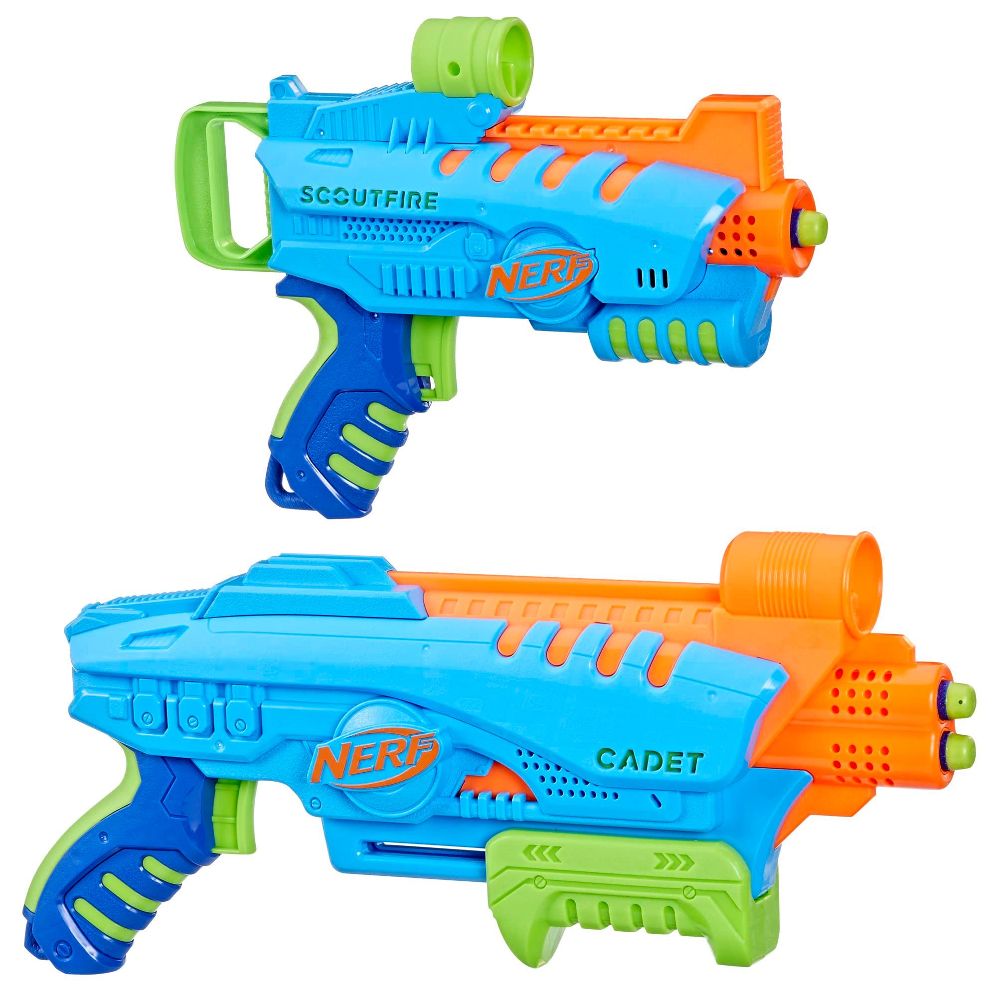 NERF Elite Junior Ultimate Starter Set, 2 Easy Play Blasters, 15 Darts for Kids Outdoor Games, Ages 6 & Up - Image 3