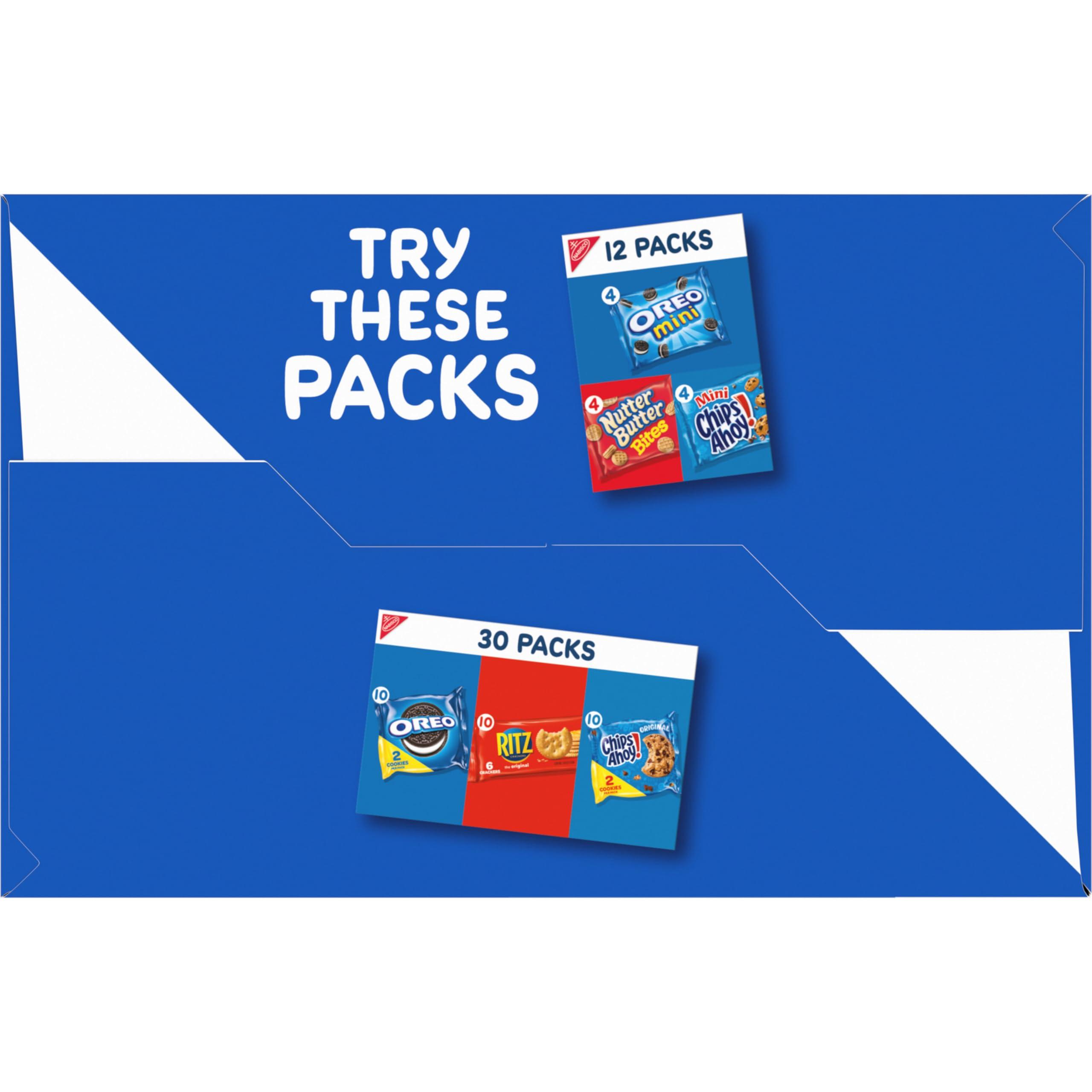 Nabisco Sweet Treats Cookie Variety Pack OREO, OREO Golden & CHIPS AHOY!, 30 Snack Packs (2 Cookies Per Pack) - Image 16