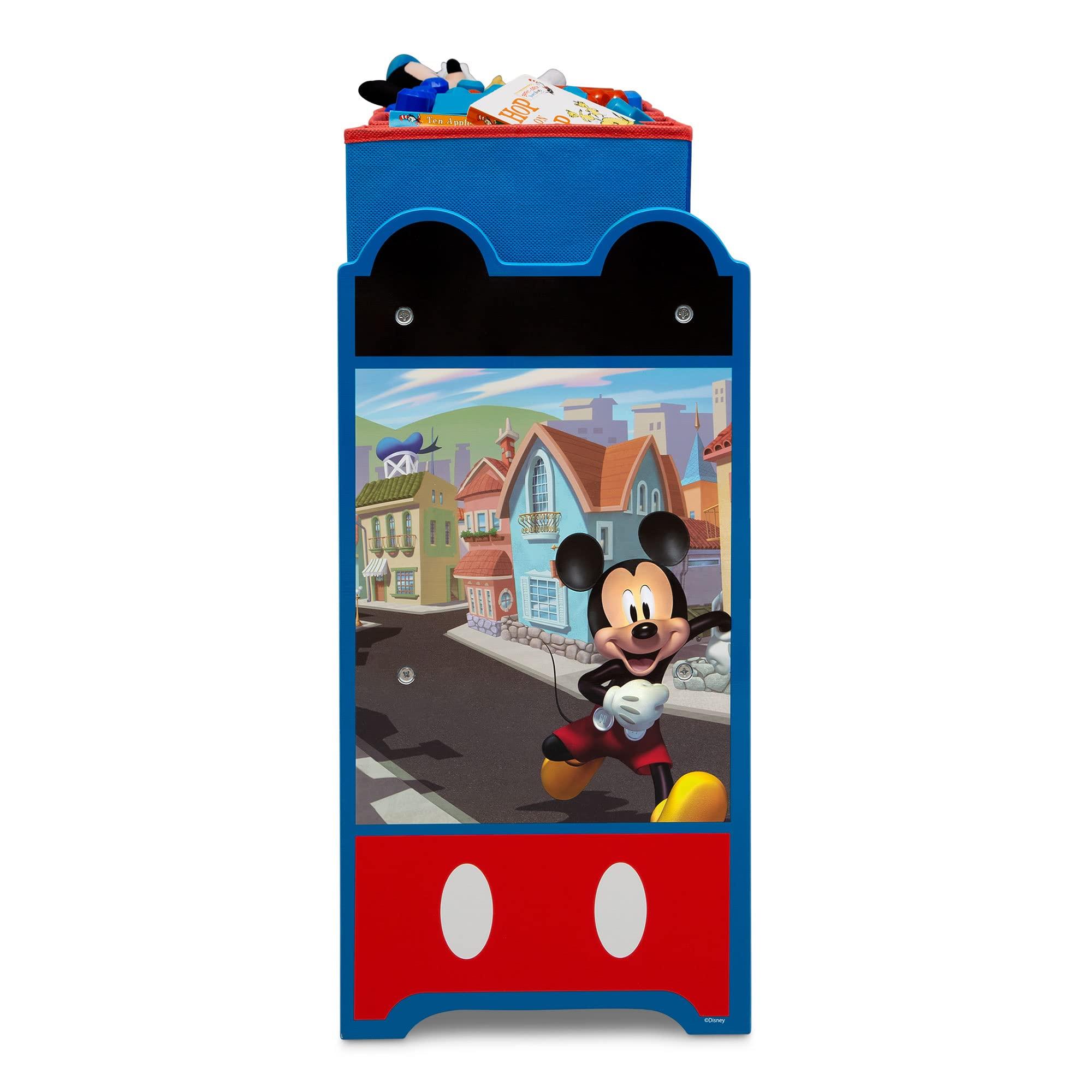Delta Children Disney Mickey Mouse Deluxe 9 Bin Design and Store Toy Organizer, Greenguard Gold Certified - Image 8