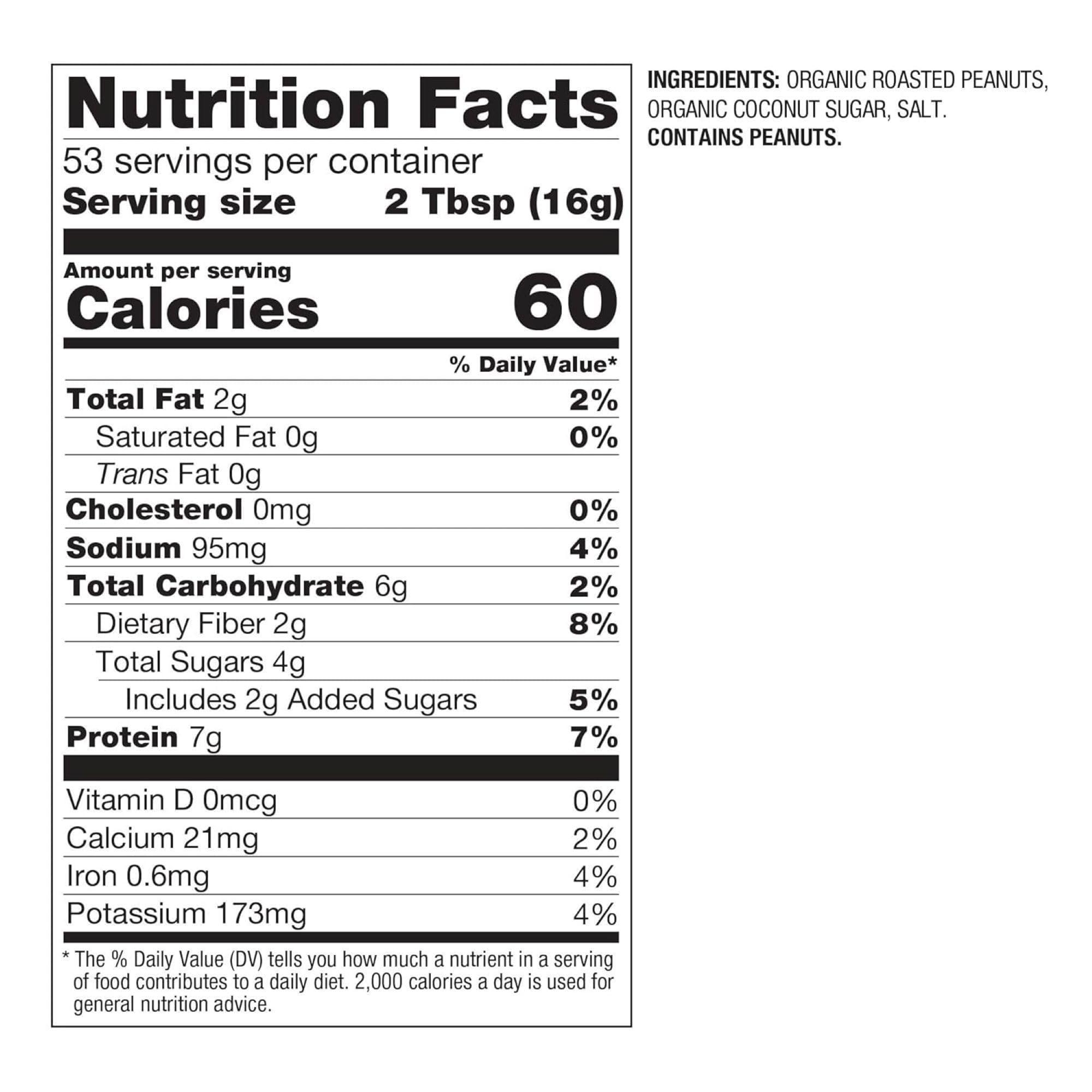 PBfit 30 Ounce Organic Peanut Butter Powder, Powdered Peanut Spread from Real Roasted Pressed Peanuts, 7g of Protein 7% DV, Gluten-Free, 60 calories, 87% less fat (Pack of 1) - Image 2