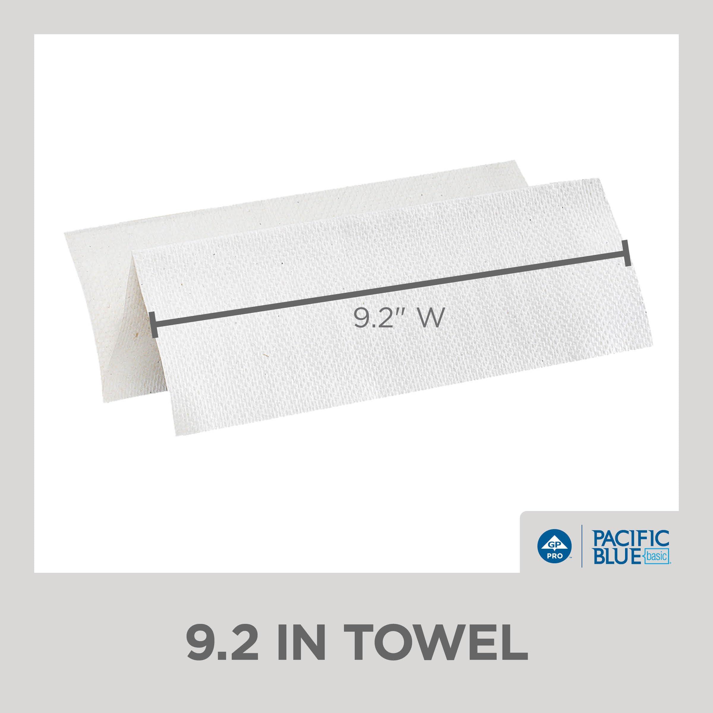 Georgia-Pacific Pacific Blue Basic Multifold Paper Towels (Previously Branded Acclaim) by GP PRO (Georgia-Pacific),White,20204,250 Towels Per Pack,16 Packs Per Case,(Case of 16 Packs,250 per Pack) - Image 2