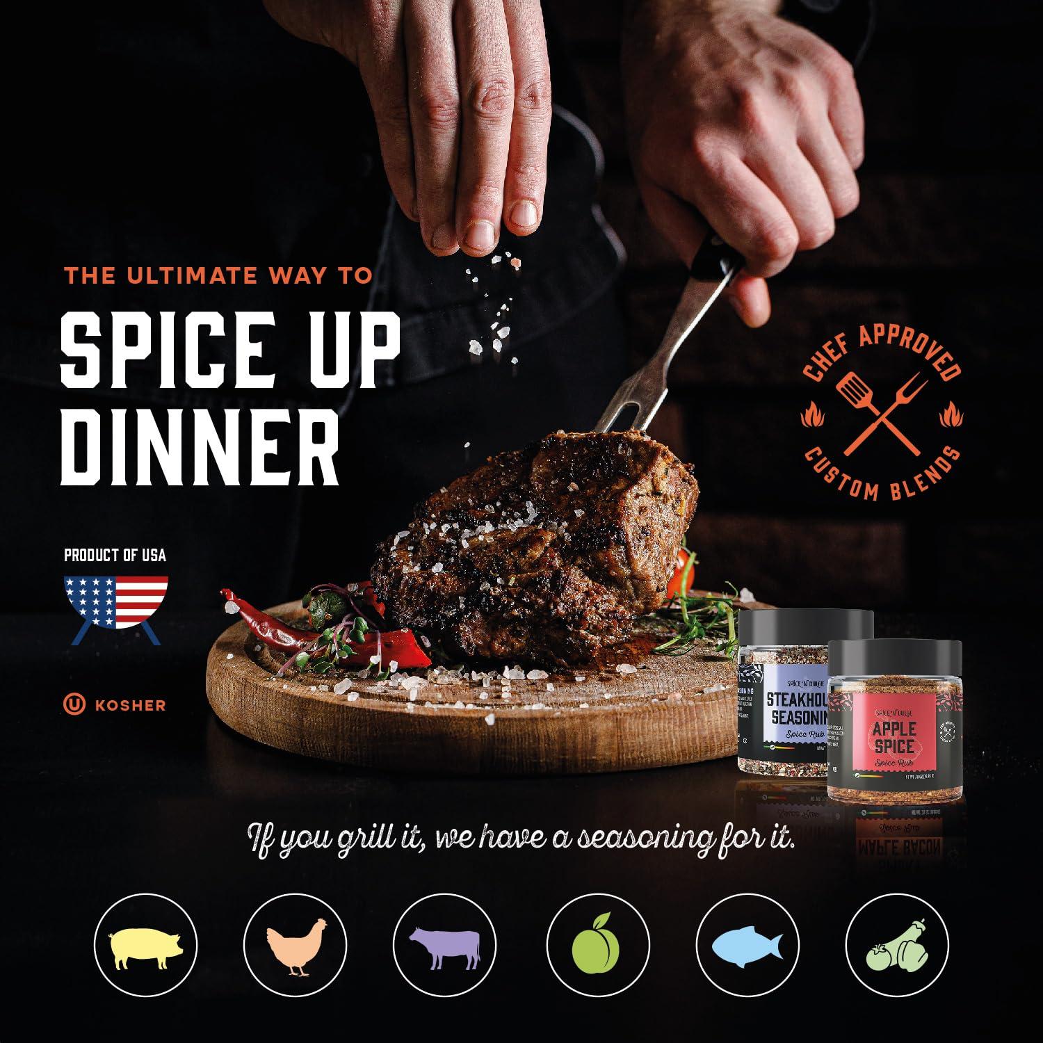 Grilling Spice Set Grill Seasoning Gifts, 20 Unique Spices and Seasonings Jars Gift Set, BBQ Gifts For Men, Dad, Husband, Father, Flavors Like Chili, Cajun, Garlic, Steak, Rub, Herbs, Blend and More - Image 6